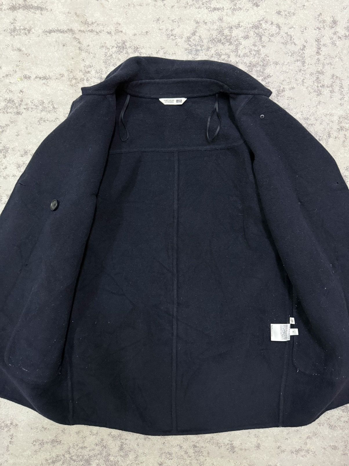 Uniqlo COMPTOIR DES COTONNIERS UNIQLO WOOL DOUBLE FACE COAT JACKET Size M / US 6-8 / IT 42-44 - 10 Thumbnail