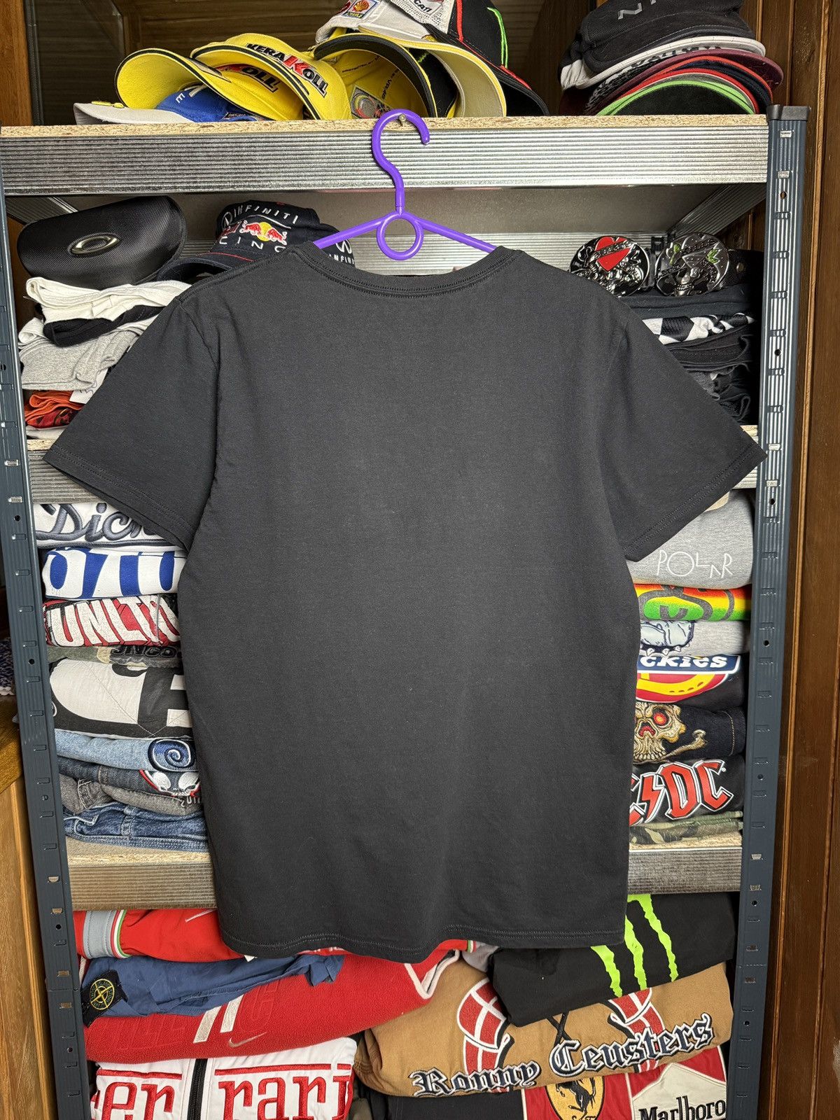 Oakley × Vintage OAKLEY 00s Crazy Big Central Logo Vintage T Shirt Y2K Size US L / EU 52-54 / 3 - 3 Thumbnail