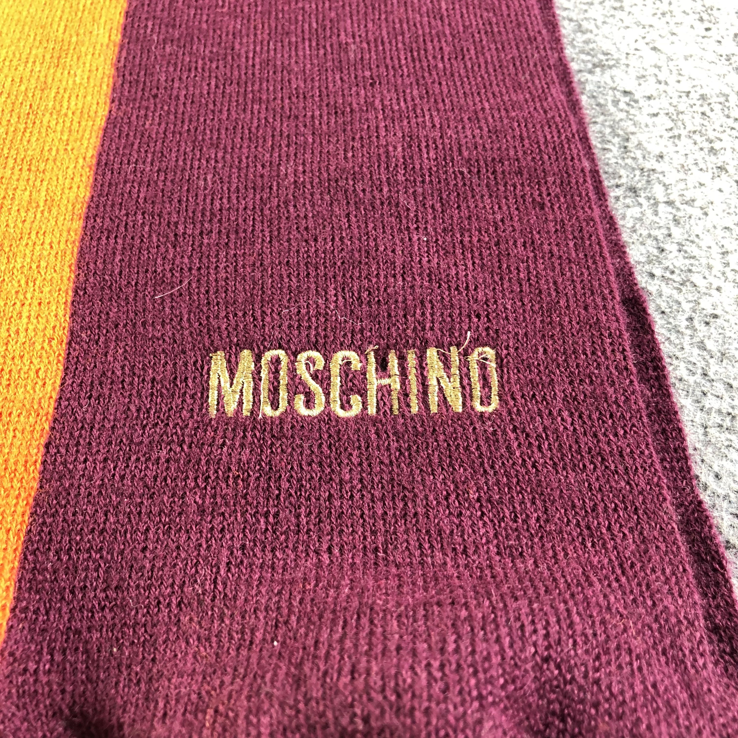 Moschino Moschino Multicolor Wool Bobbles Scarf Muffler V2011 Size ONE SIZE - 4 Thumbnail