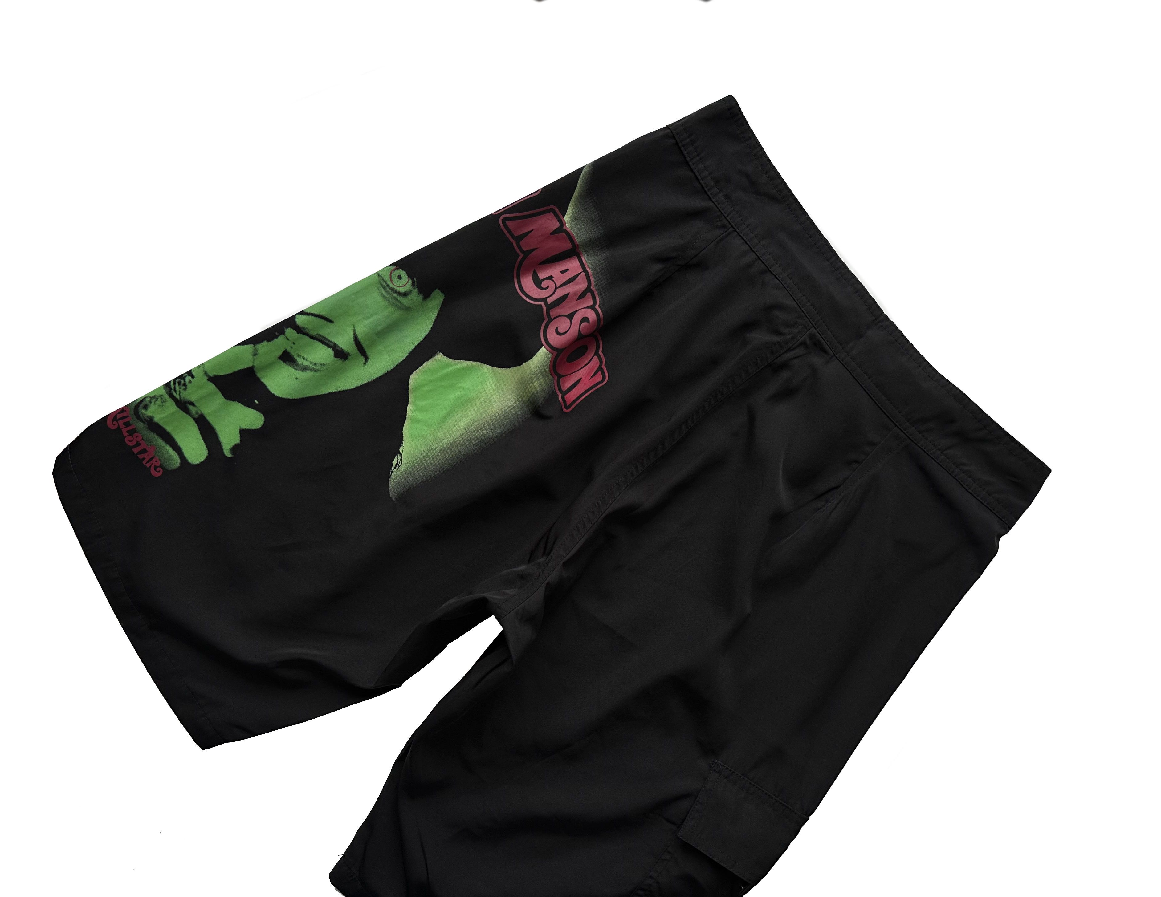 Killstar × Marilyn Manson Killstar x Marilyn Manson black beach shorts Size US 29 - 4 Thumbnail