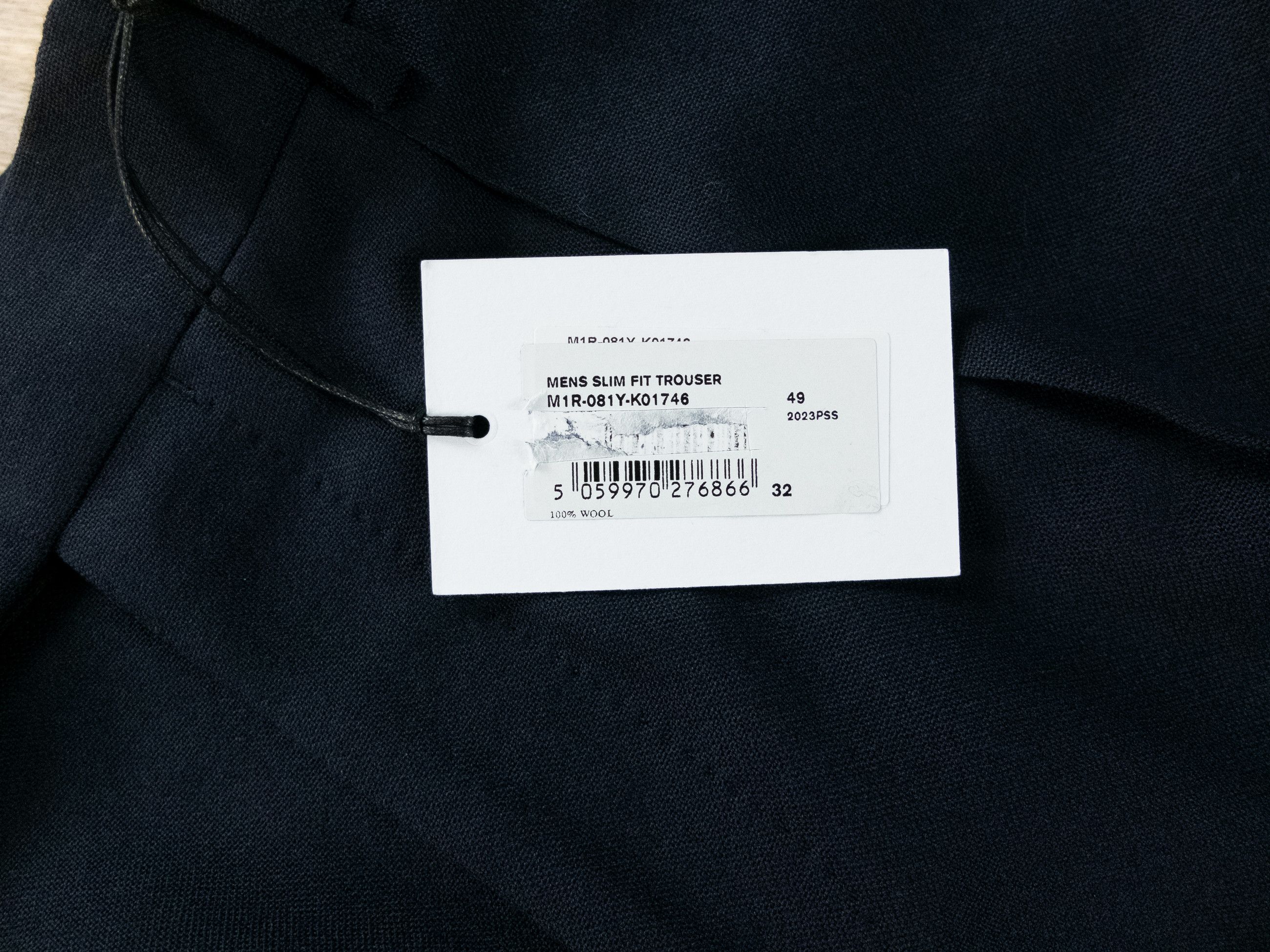 Paul Smith PAUL SMITH slim fit navy blue wool dress pants trousers 32 Size US 32 / EU 48 - 3 Thumbnail