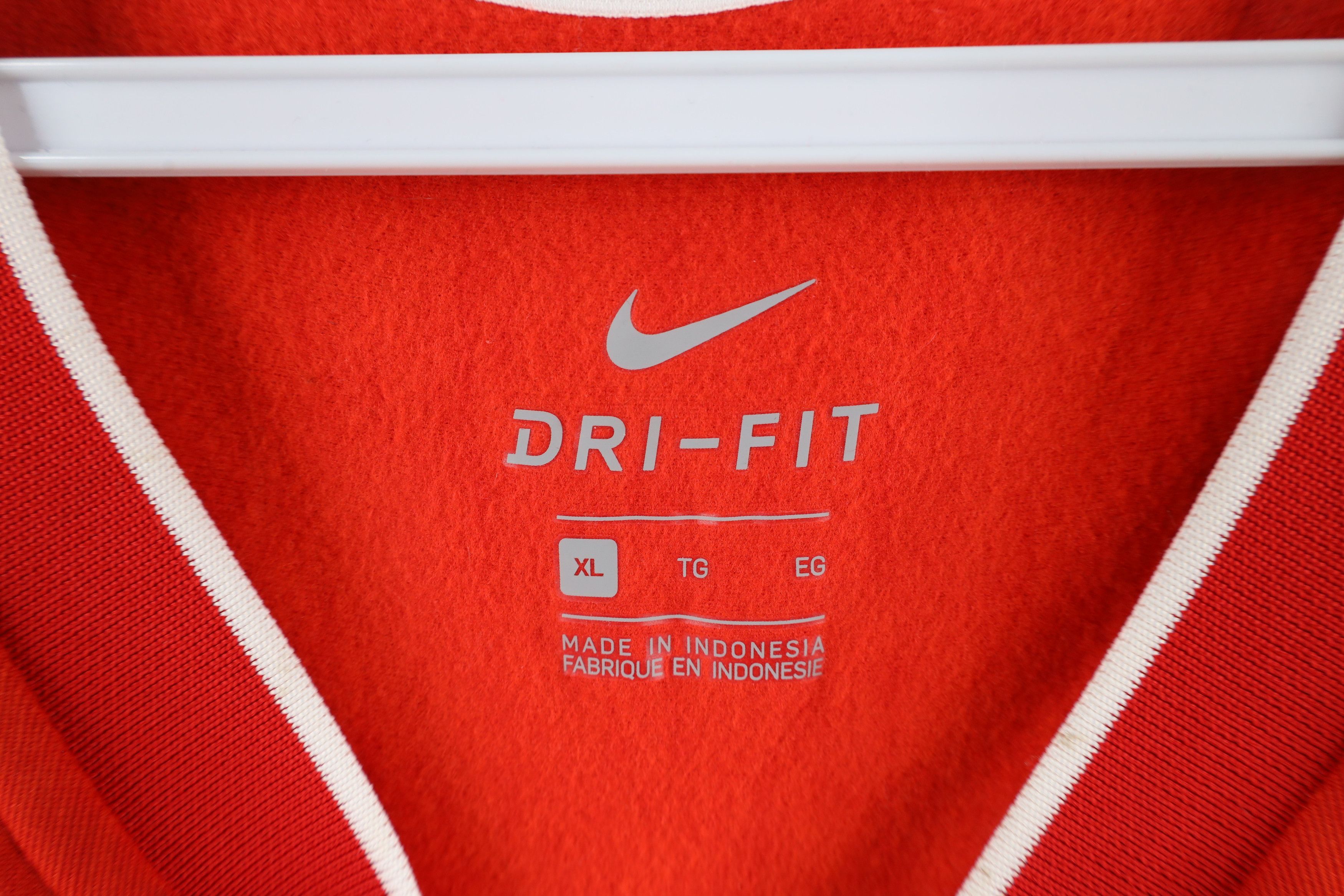 Nike × Vintage Nike Ohio State University Half Zip Pullover Sweater Red Size US XL / EU 56 / 4 - 6 Thumbnail