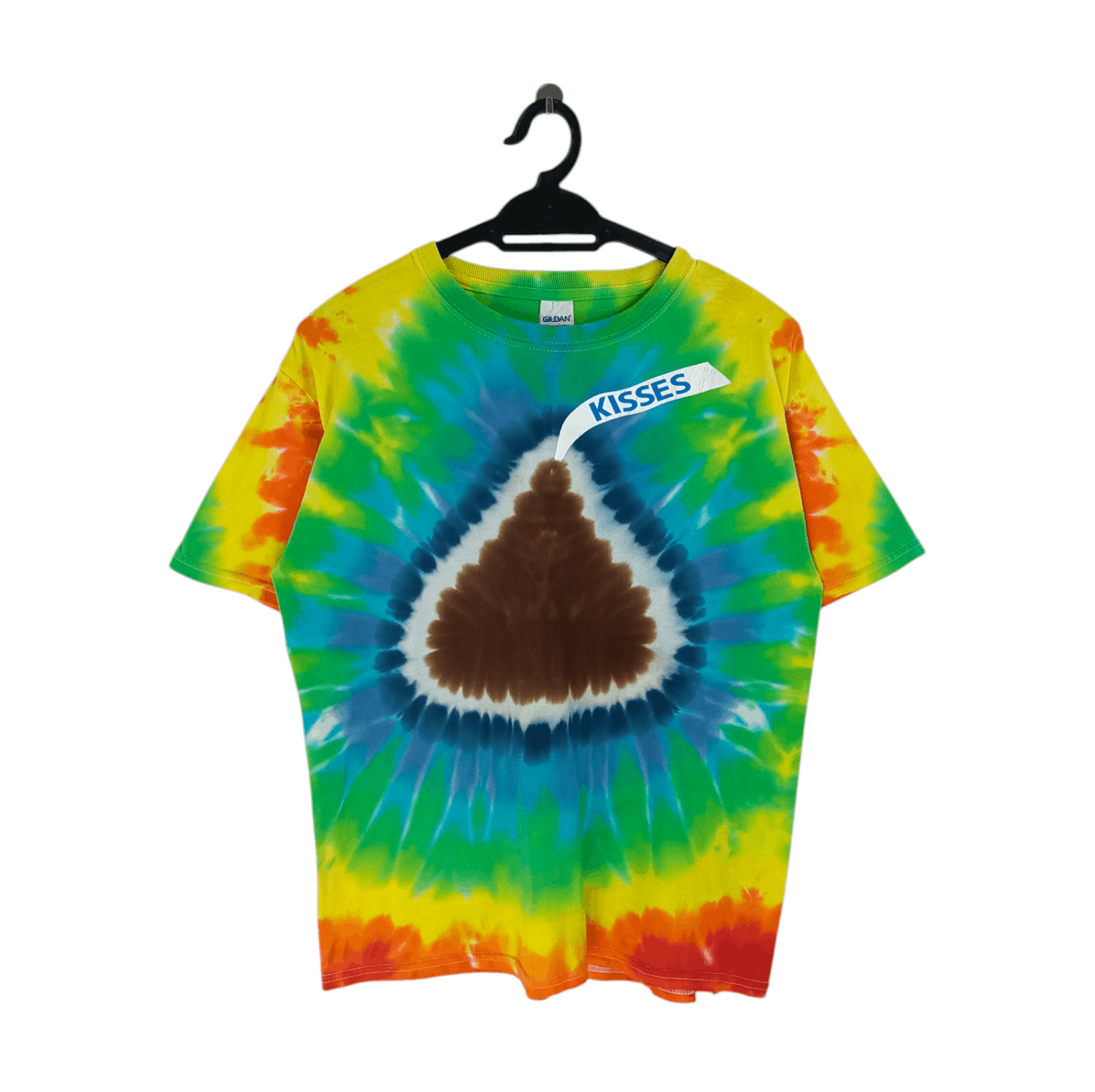 Chocolate VINTAGE HERSHEY'S KISSES TIE DYE TEE CHOCOLATE CUTE RARE Size US S / EU 44-46 / 1 - 1 Thumbnail