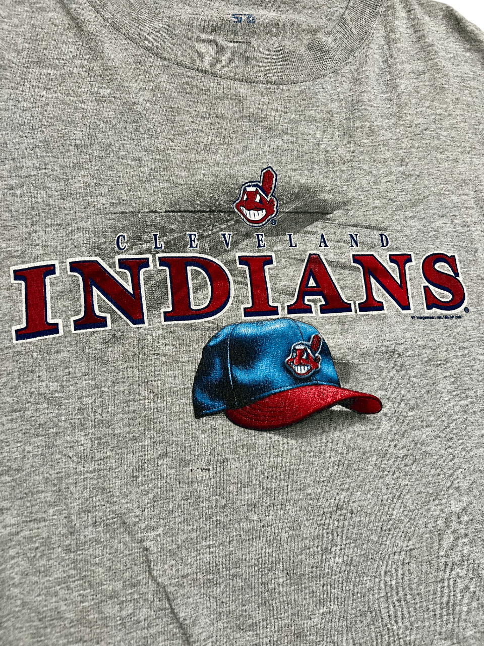 CSA Cleveland Indians '07 Vintage CSA Graphic T-Shirt Size US L / EU 52-54 / 3 - 2 Thumbnail