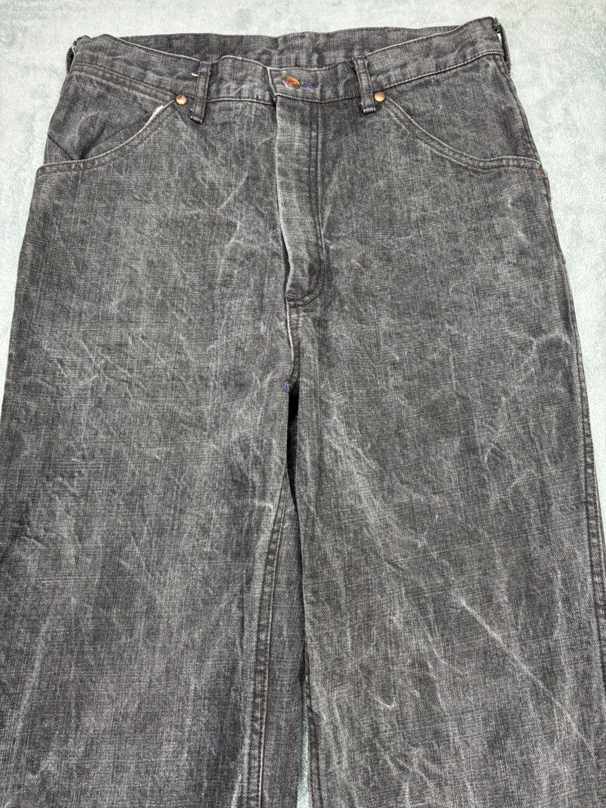 Needles Needles Dice Denim Baggy Pants. S009 Size US 30 / EU 46 - 3 Thumbnail