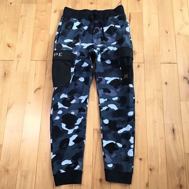 Bape BAPE Gradation camo sweat cargo pants Grailed