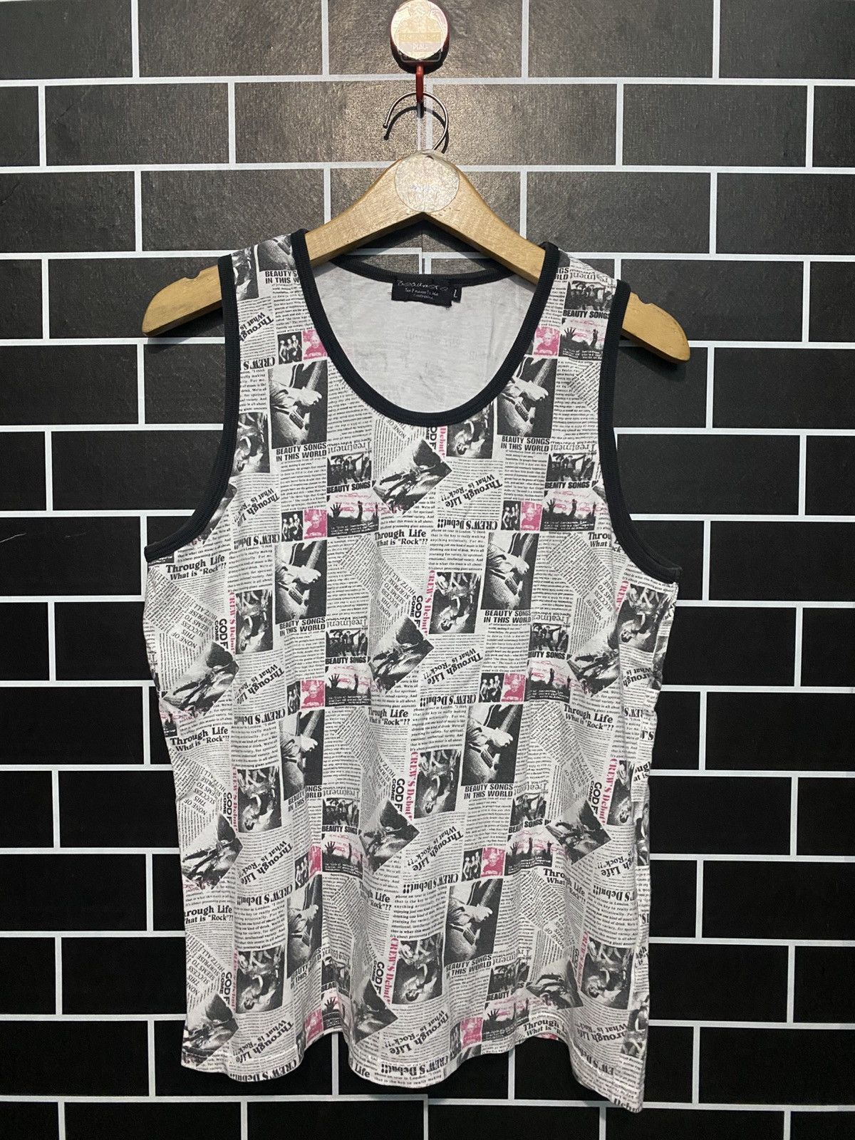 Beaumere Beaumere tank top japanase brand sleeveless tshirt Size L / US 10 / IT 46 - 2 Thumbnail