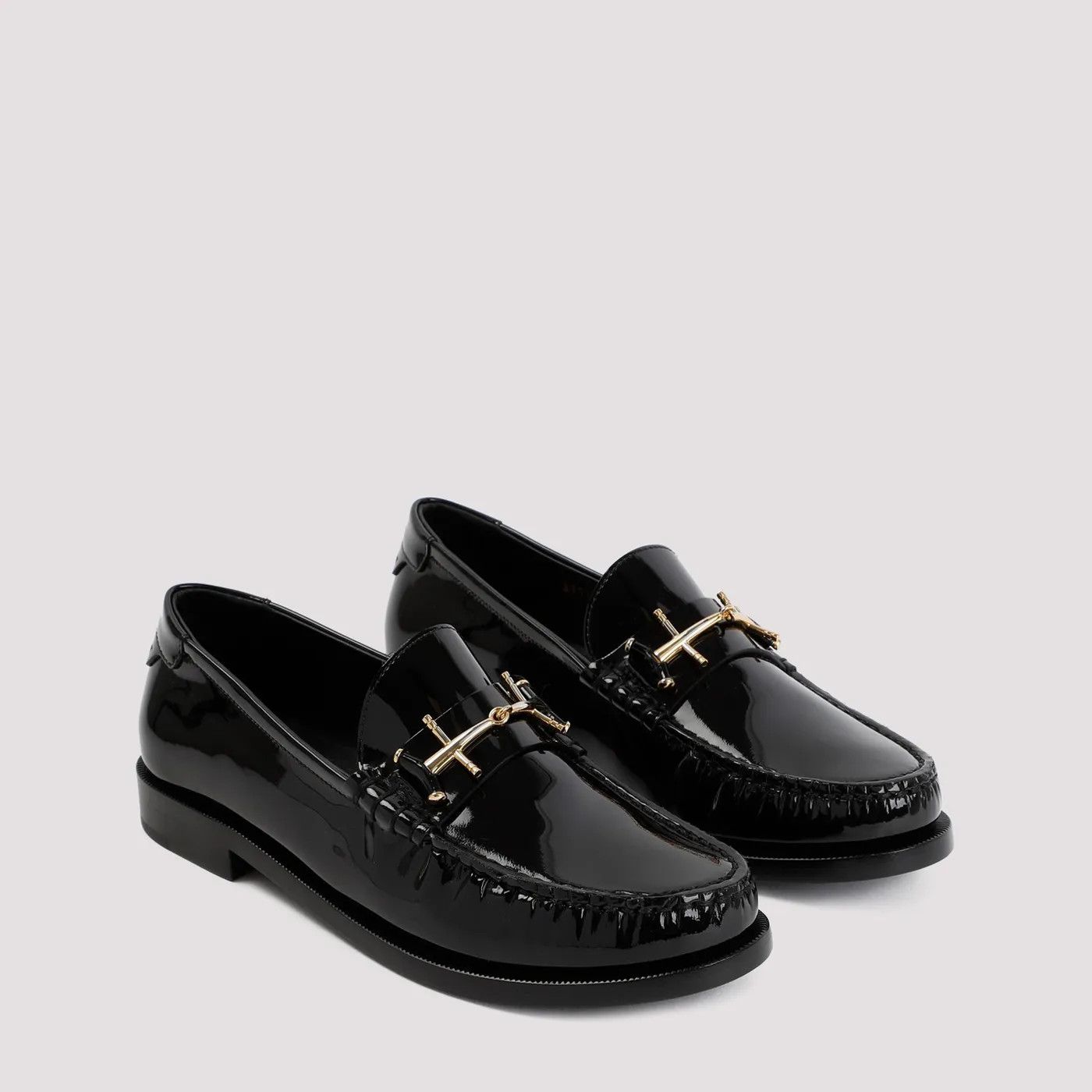 Saint Laurent Paris o1bcso1str1024 Le Loafer Penny Slippers in Black Size US 13 / EU 46 - 1 Thumbnail