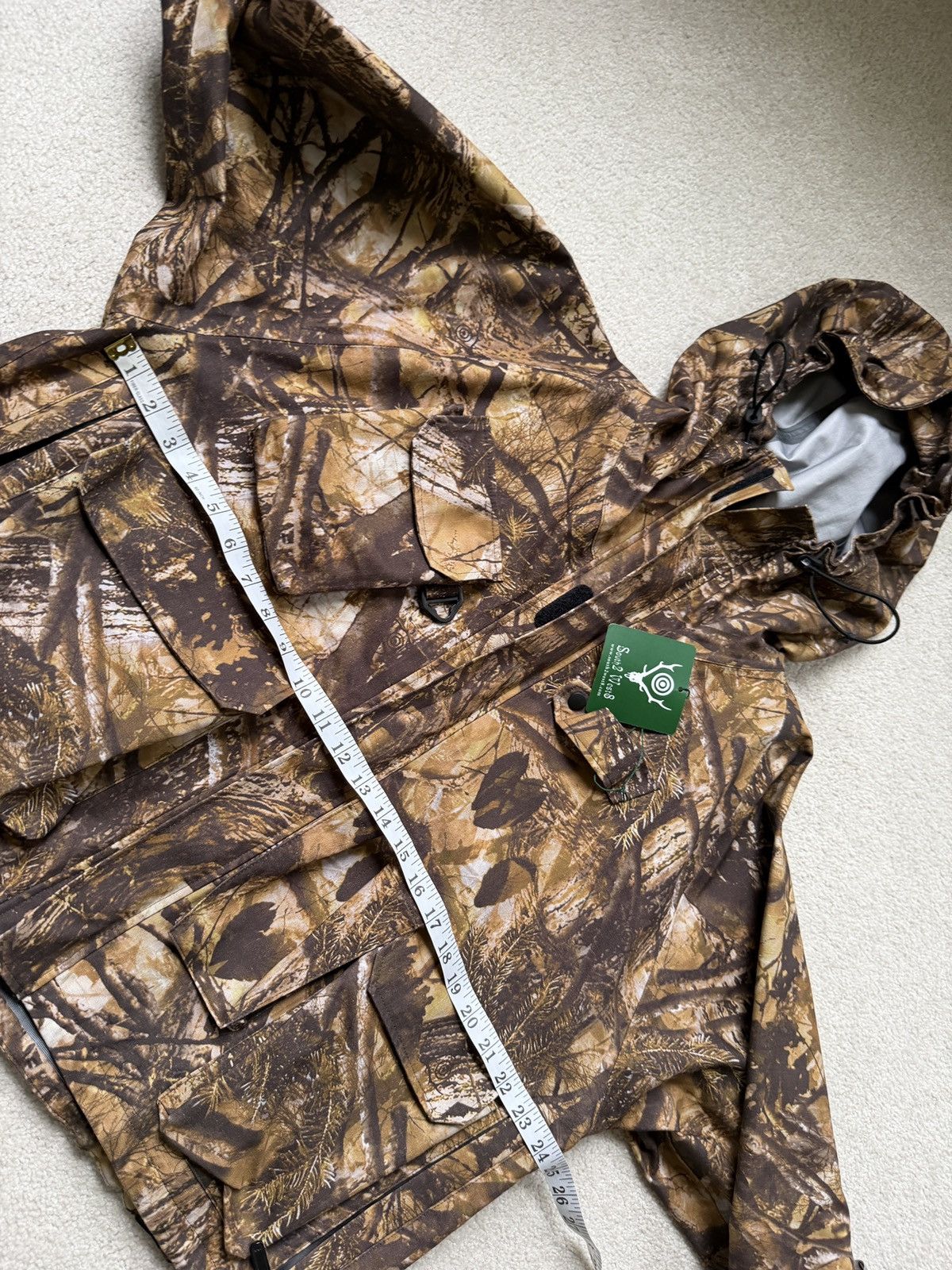 South2 West8 REALTREE CAMO CROP RAIN JACKET Size US M / EU 48-50 / 2 - 10 Thumbnail
