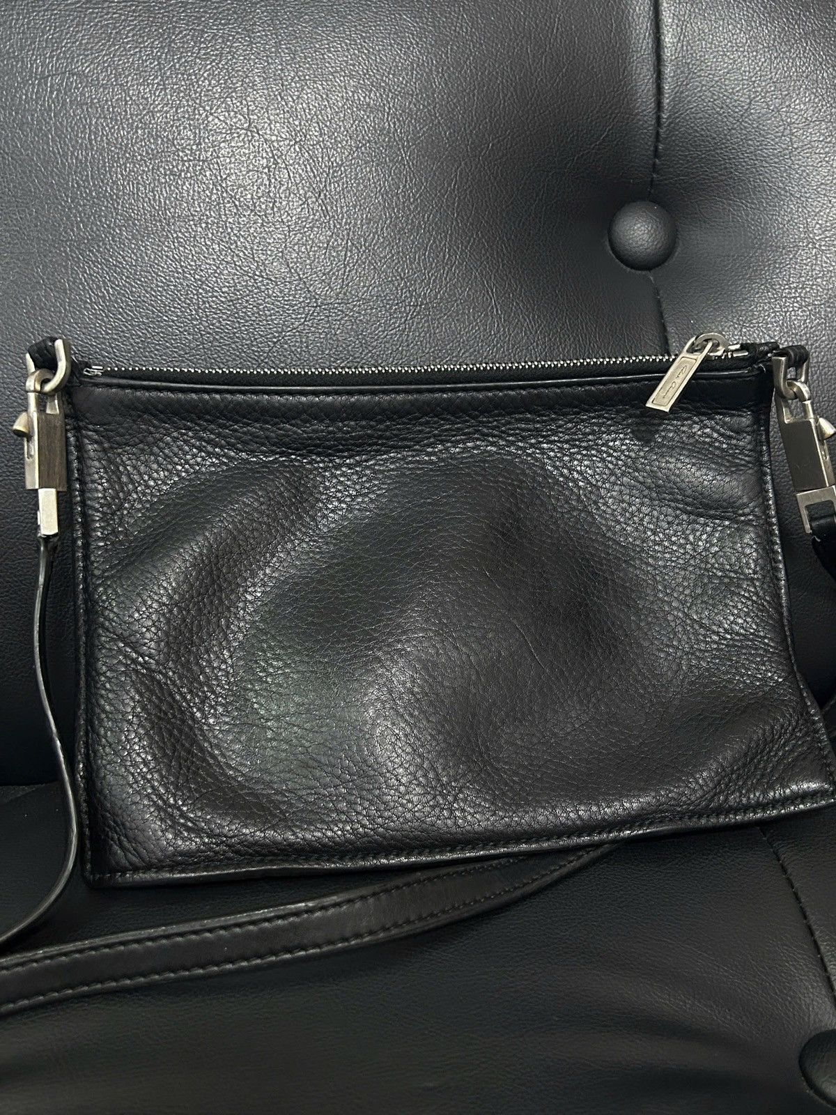 Rick Owens Rick Owens CLUB POUCH BLACK Size ONE SIZE - 3 Thumbnail