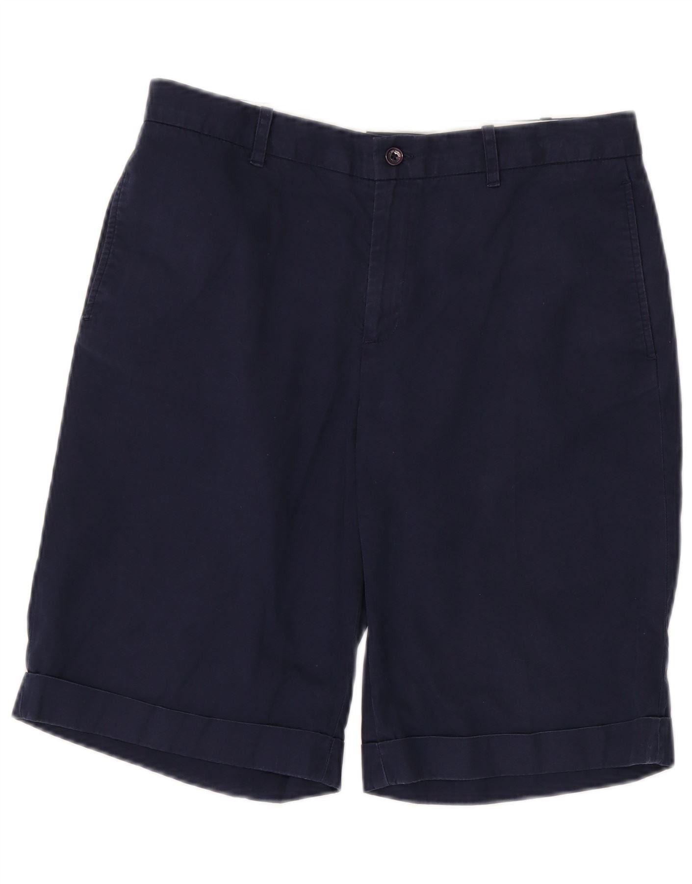 Ralph Lauren Womens Chino Shorts US 8 Medium W30 Navy Blue Cotton Size 27" / US 4 / IT 40 - 1 Thumbnail