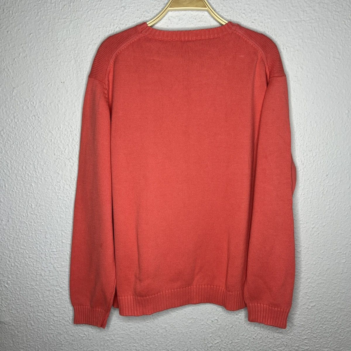 Designer × Yves Saint Laurent Yves Saint Laurent YSL Jumper Sweater Knitwear Peach Orange Size US XL / EU 56 / 4 - 6 Thumbnail