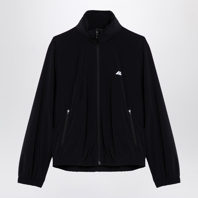ブルゾン Balenciaga Balenciaga Shrunk Activewear Black Stretch Nylon Balenciaga Balenciaga Shrunk Activewear Black Stretch Nylon