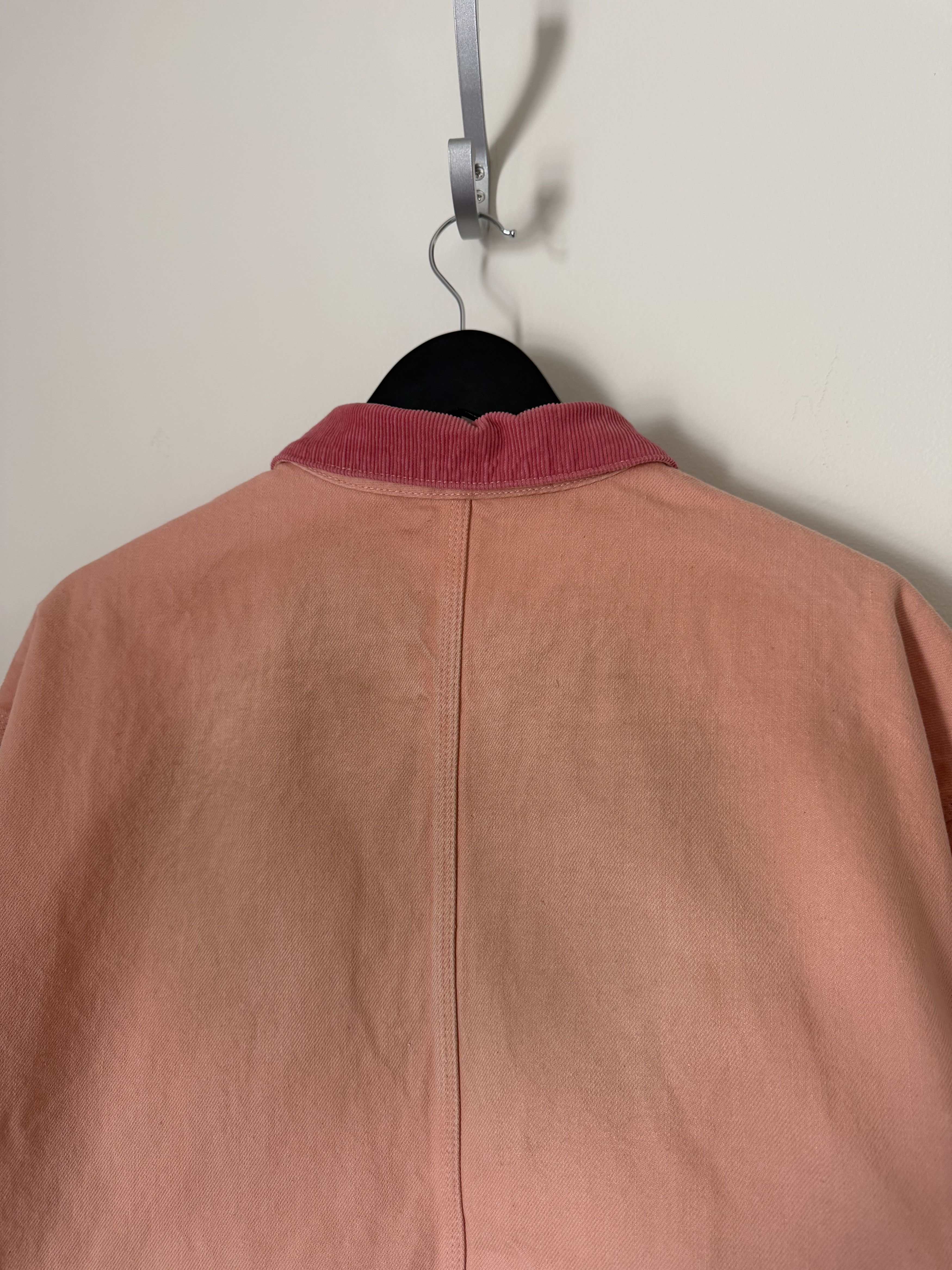 Supreme Supreme Distressed Selvedge Denim Trucker Jacket in Pink Size US L / EU 52-54 / 3 - 6 Thumbnail