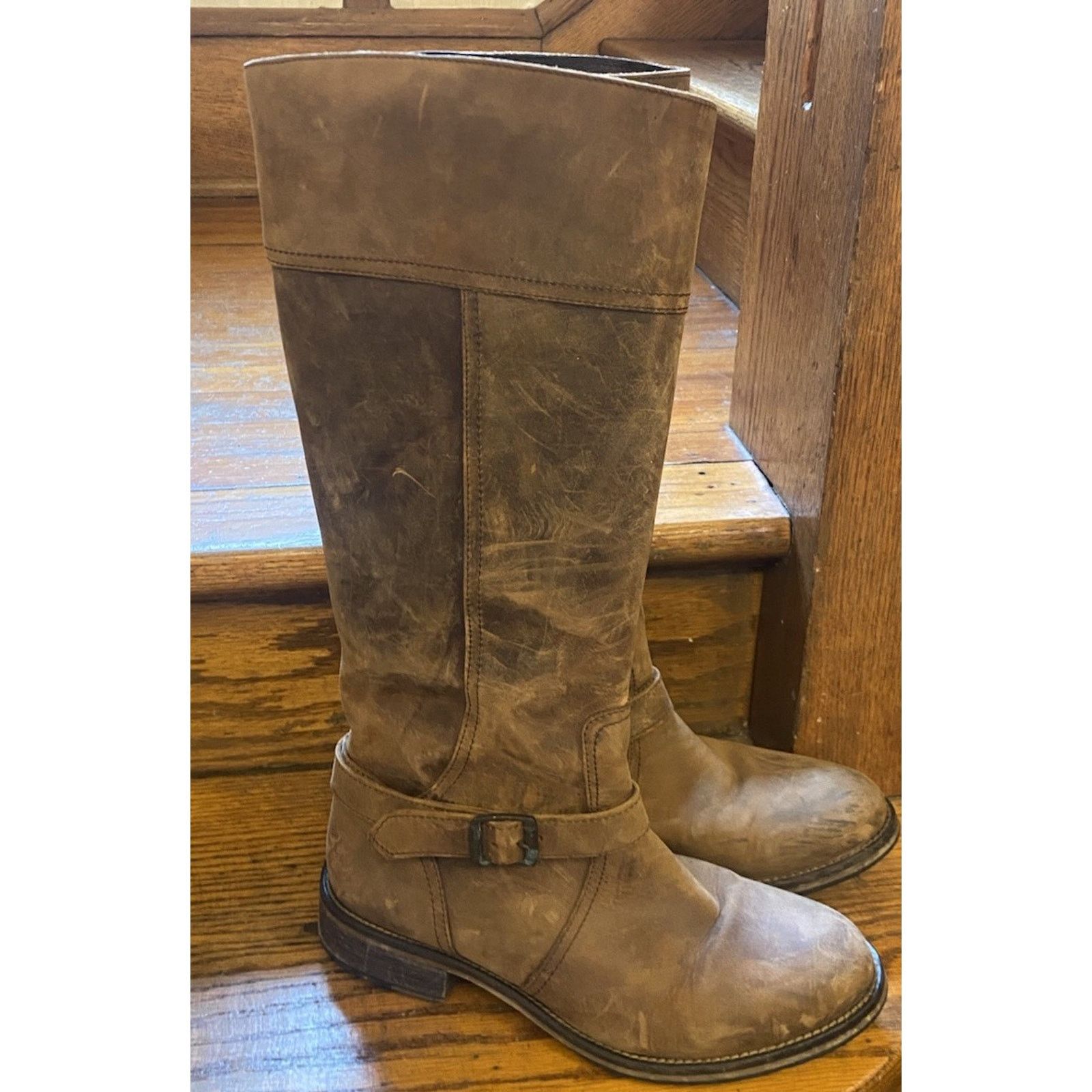 Wolverine Wolverine Ridingvtall Knee Brown Leather Boots Women’s 9.5 Size US 9.5 / IT 39.5 - 3 Thumbnail