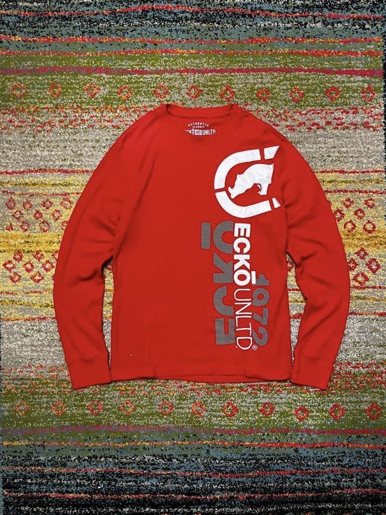 Ecko Unltd. Vintage Ecko Unlimited Big Logo Longsleeve S Size US S / EU 44-46 / 1 - 1 Thumbnail