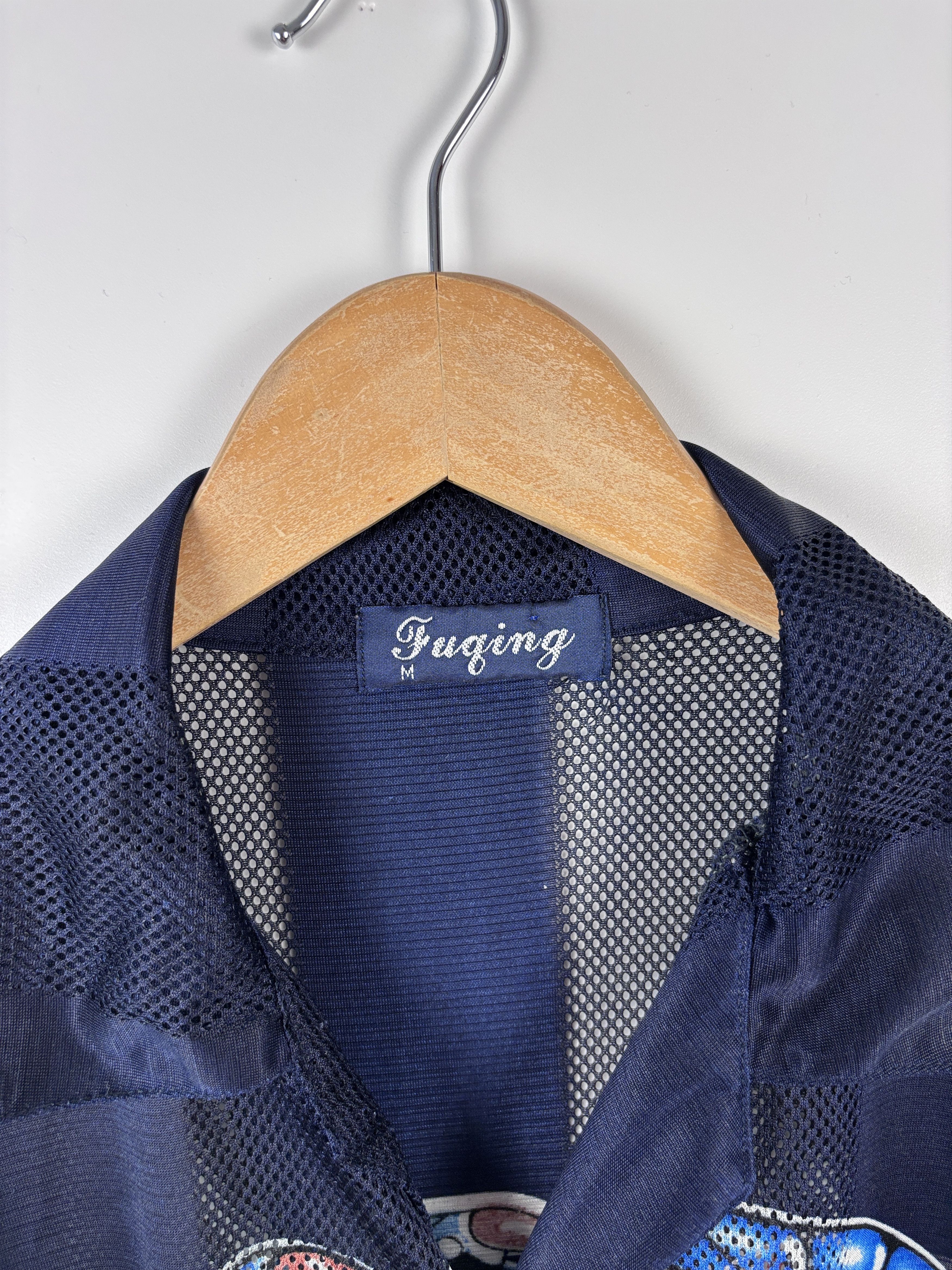 Japanese Brand × Vintage Vintage Y2K Dragon Button Up Shirt Blue Size M Size US M / EU 48-50 / 2 - 4 Thumbnail