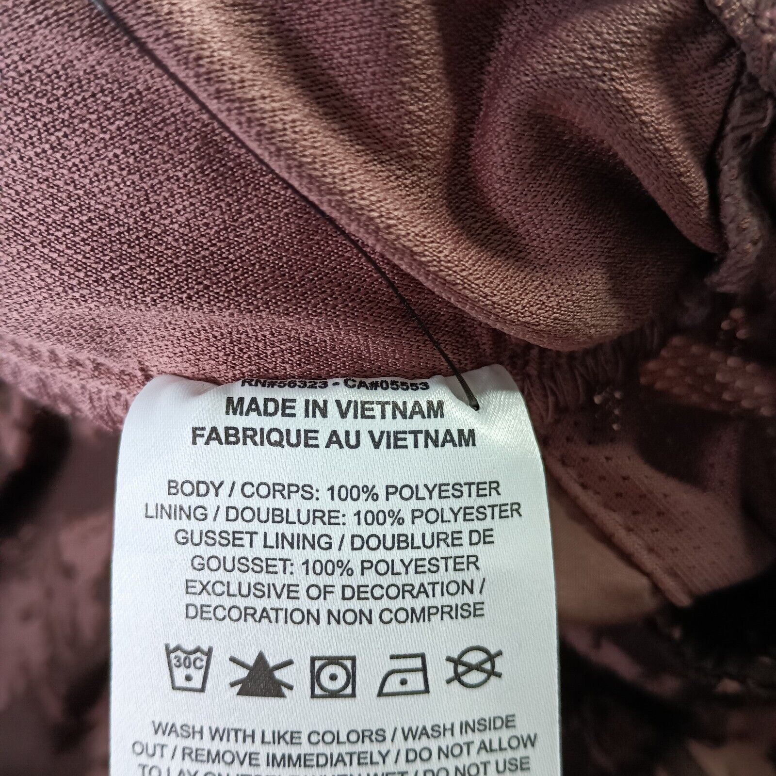 Nike Nike Womens Smokey Mauve Tempo Printed Running Shorts Size S Size 28" / US 6 / IT 42 - 4 Thumbnail