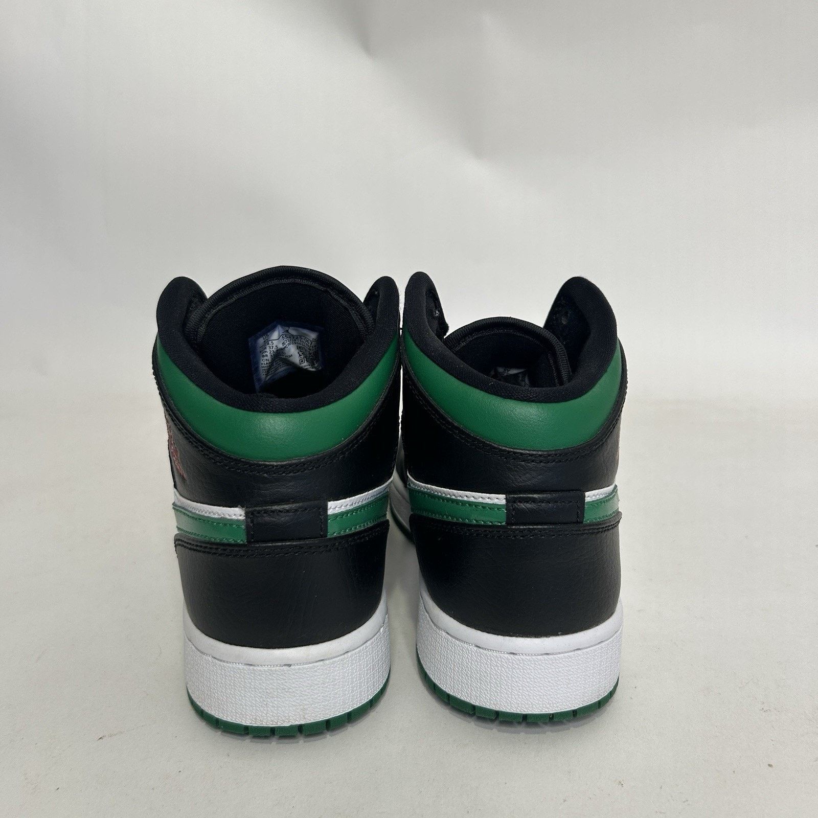 Jordan Brand Nike Air Jordan 1 Mid Retro GS “Pine Green Toe” Size US 6.5 / IT 36.5 - 5 Thumbnail