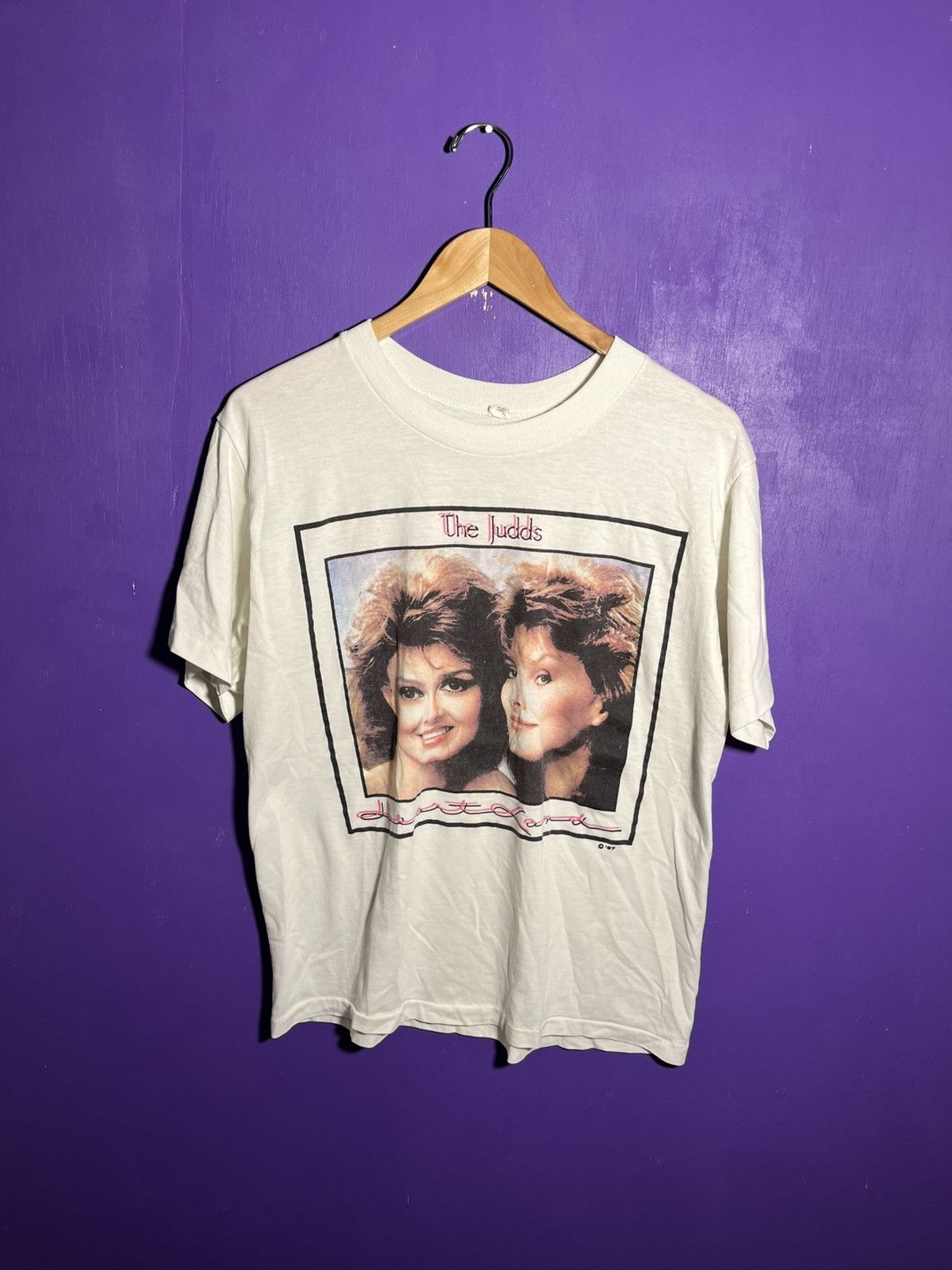 Band Tees × Vintage Vintage 1987 The Judds heartland tour t-shirt 