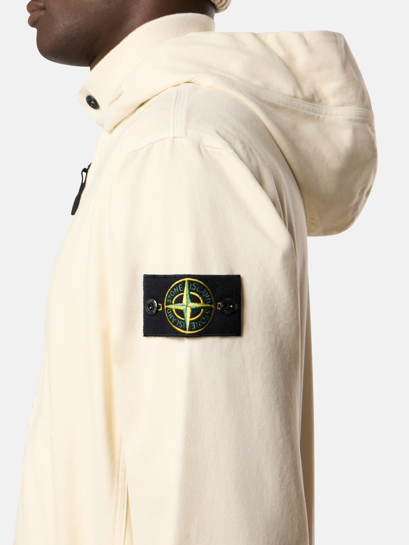 Stone Island ORGANIC PANAMA COTTON 'OLD' EFFECT HOODIE SWEATER Size US M / EU 48-50 / 2 - 11 Thumbnail