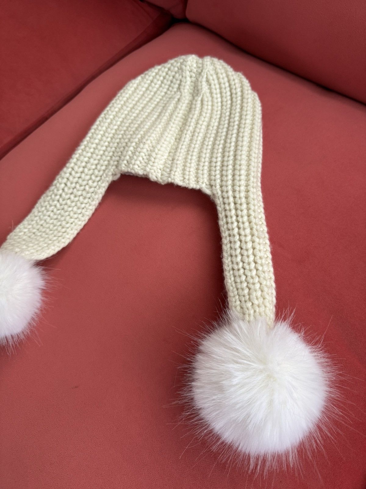 Moncler Moncler pom pom wool knit hat, NEW Size ONE SIZE - 9 Thumbnail