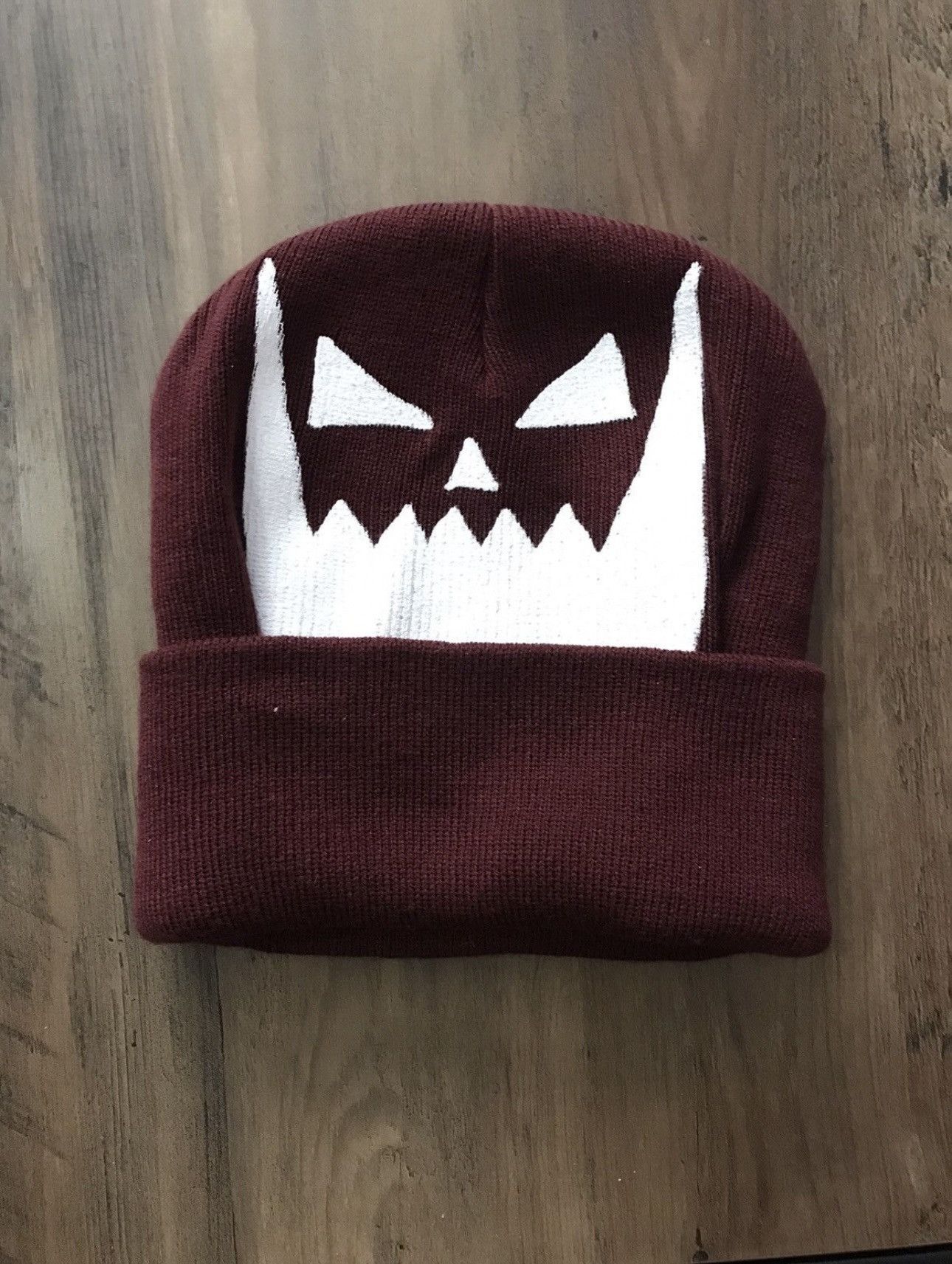 Asspizza Asspizza Face Logo Beanie Brown 2021 Size ONE SIZE - 1 Thumbnail
