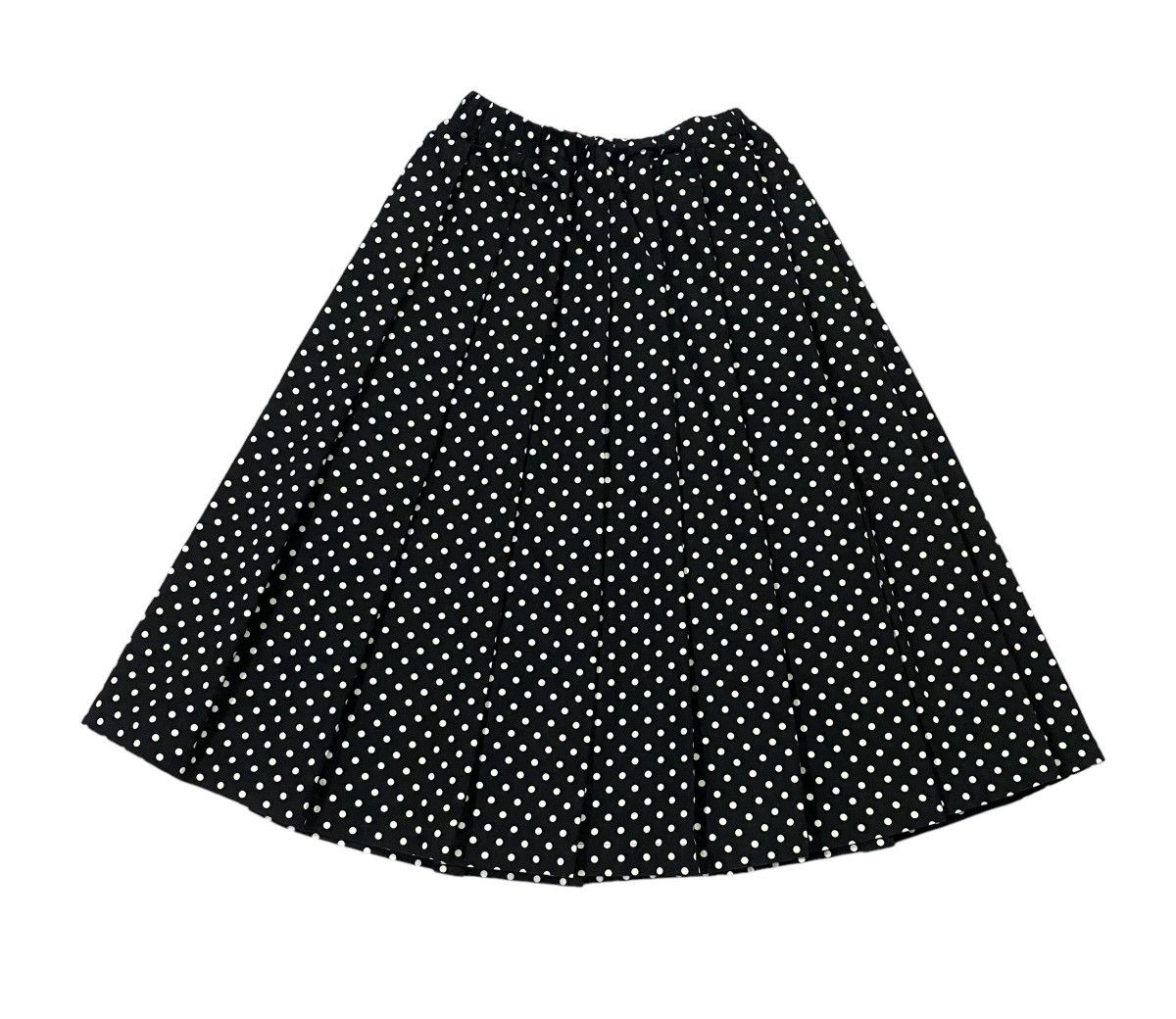 Comme des Garcons Black Black Comme Des Garçons AD2014 Polka Dot Midi Skirt Size 28" / US 6 / IT 42 - 6 Thumbnail