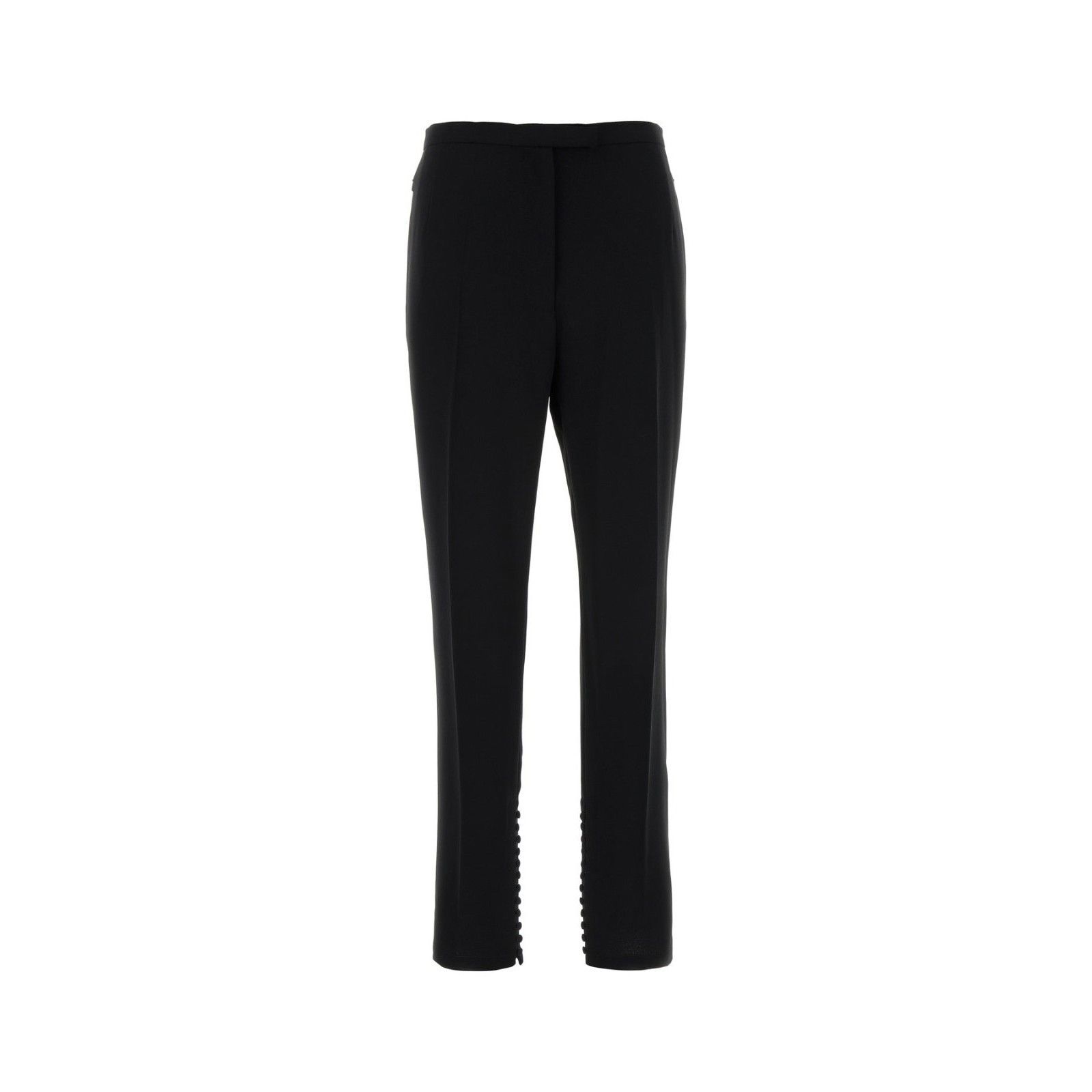 Dries Van Noten DRIES VAN NOTEN Black Polyester Pandoris Pant New & Authenti Size 26" / US 2 / IT 38 - 1 Thumbnail