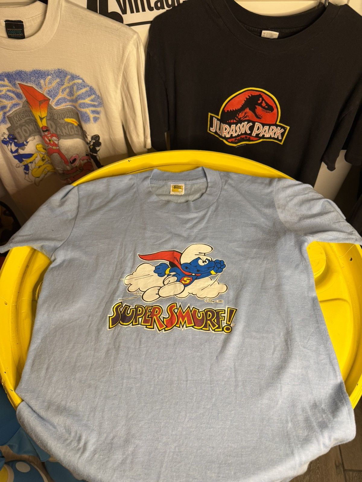 Vintage 1982 Smurfs single stitch men’s vintage T-shirt Size US S / EU 44-46 / 1 - 4 Thumbnail