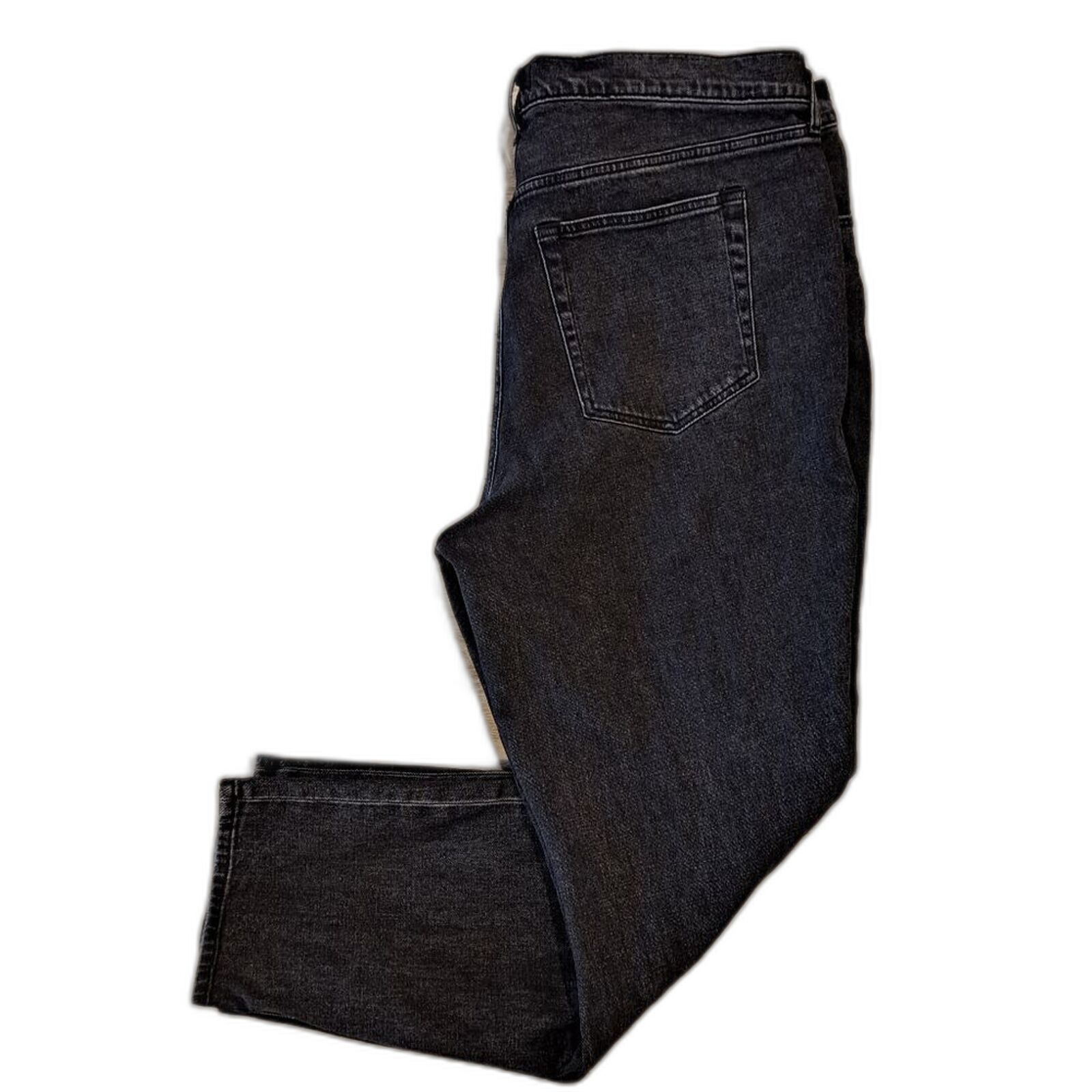 Abercrombie & Fitch Abercrombie & Fitch The 90's Slim High Rise black jeans 35 Size 35" - 3 Thumbnail
