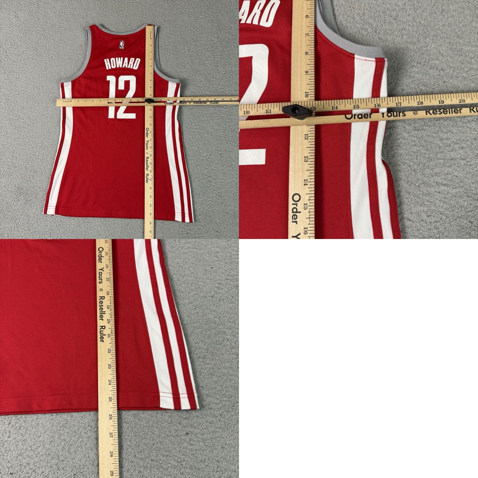 Adidas VINTAGE Adidas Houston Rockets Jersey Womens M Red Dwight Howard NBA4Her NBA Top M Rocketeer Jersey Womens M Red 90s Size M / US 6-8 / IT 42-44 - 8 Thumbnail