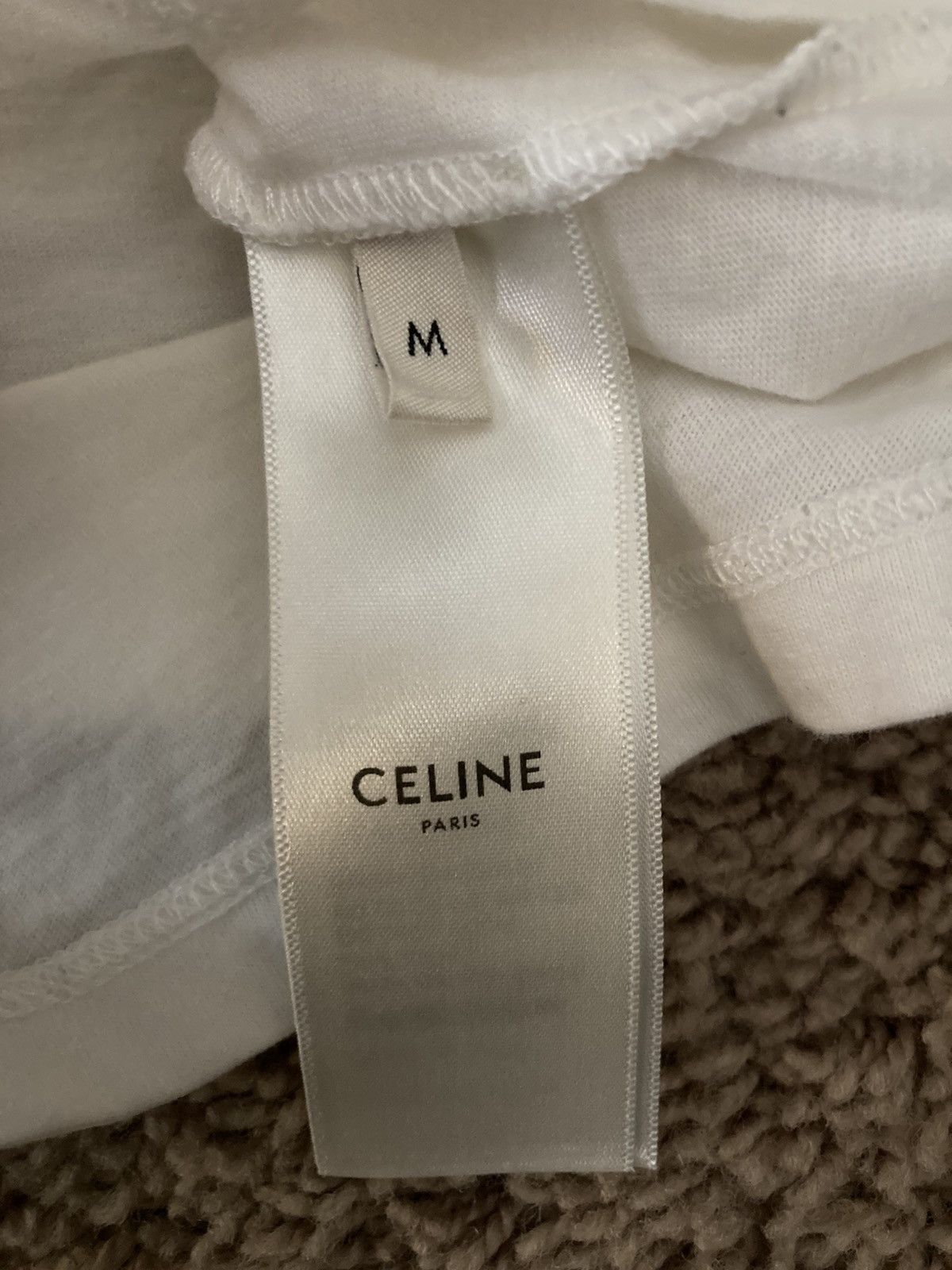 Celine SS20 Celine David Kramer Ghost Round 70s Graphic Hedi Size US M / EU 48-50 / 2 - 8 Thumbnail