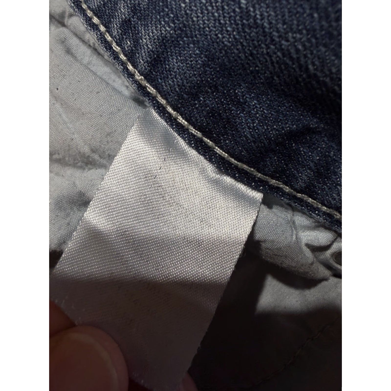 Denime Flypaper Jeans Main Selling Point Flypaper Jeans Straight Men 38 Blue Denim 38X32 Thick Stitch Vintage No Size US 38 / EU 54 - 5 Thumbnail