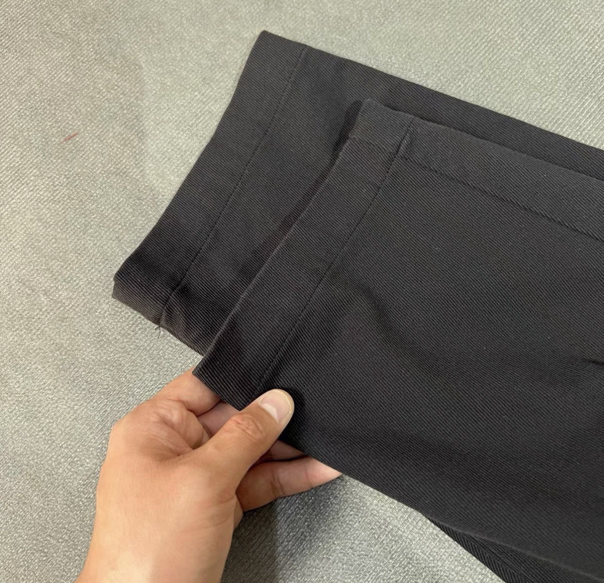 Rick Owens Rick Owens Mainline 15FW Black Drawstring Cropped Pants Size US 40 / EU 56 - 3 Thumbnail