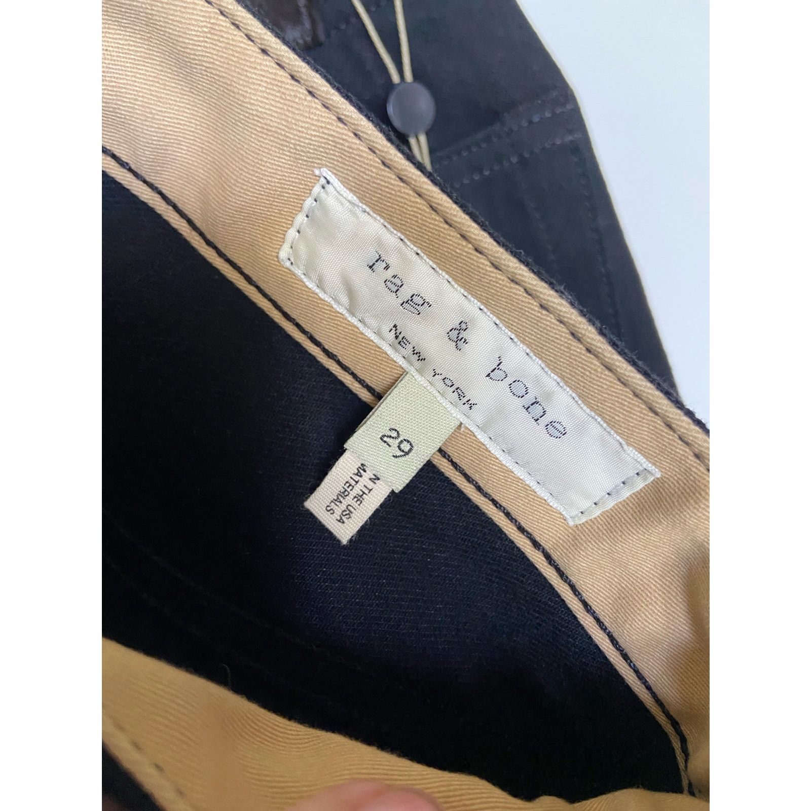 Rag & Bone Rag & Bone Womens Jeans Size 29 Regalia Black RBW12 NEW Size 29" - 9 Thumbnail