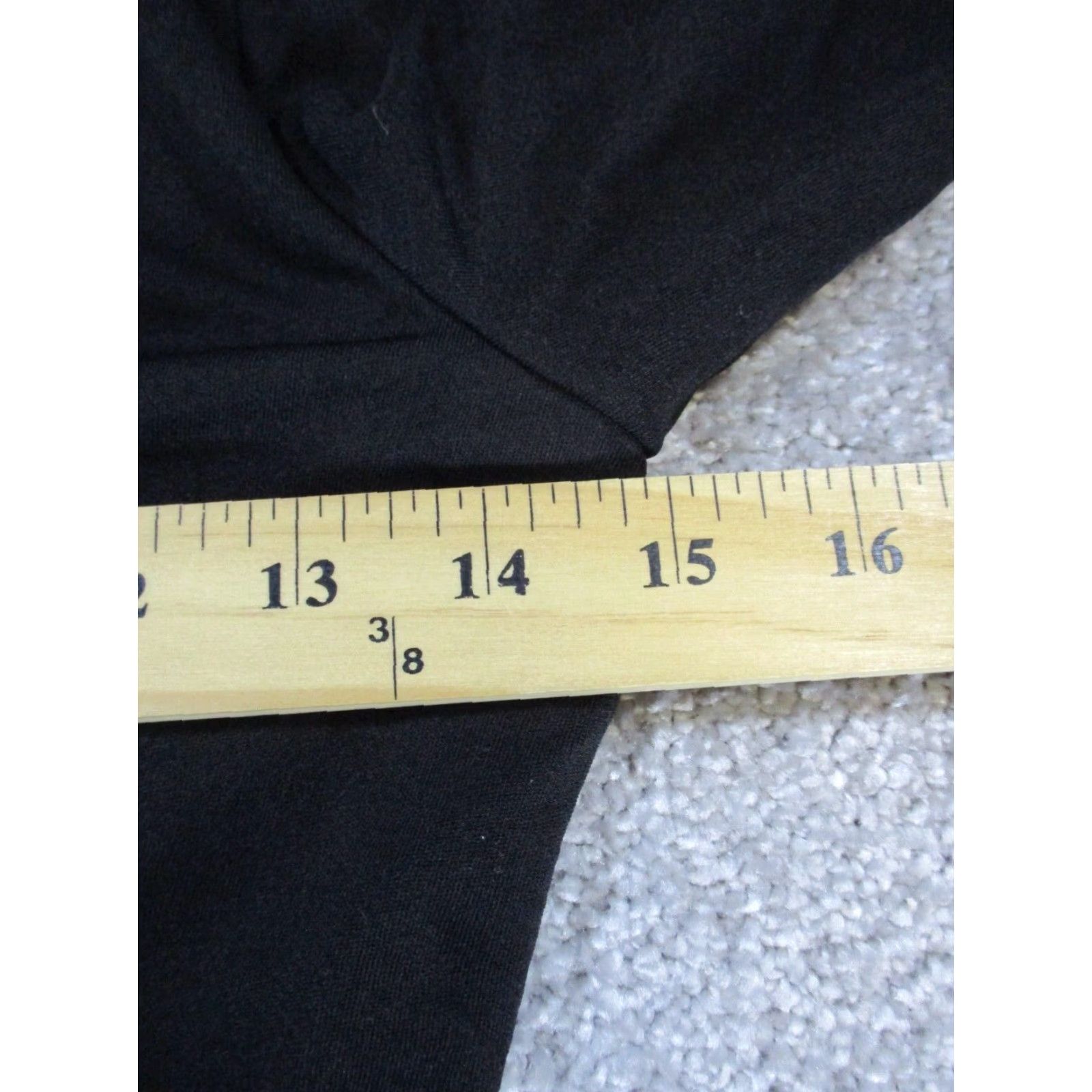 Vintage Wrap Mm. Lefleur New York Dress Womens 2 Black Wrap Blouson - Viscose Knee Length Long Sleeve V-Neck Pullover Solid Blouson Dress for Women Size XS / US 0-2 / IT 36-38 - 6 Thumbnail