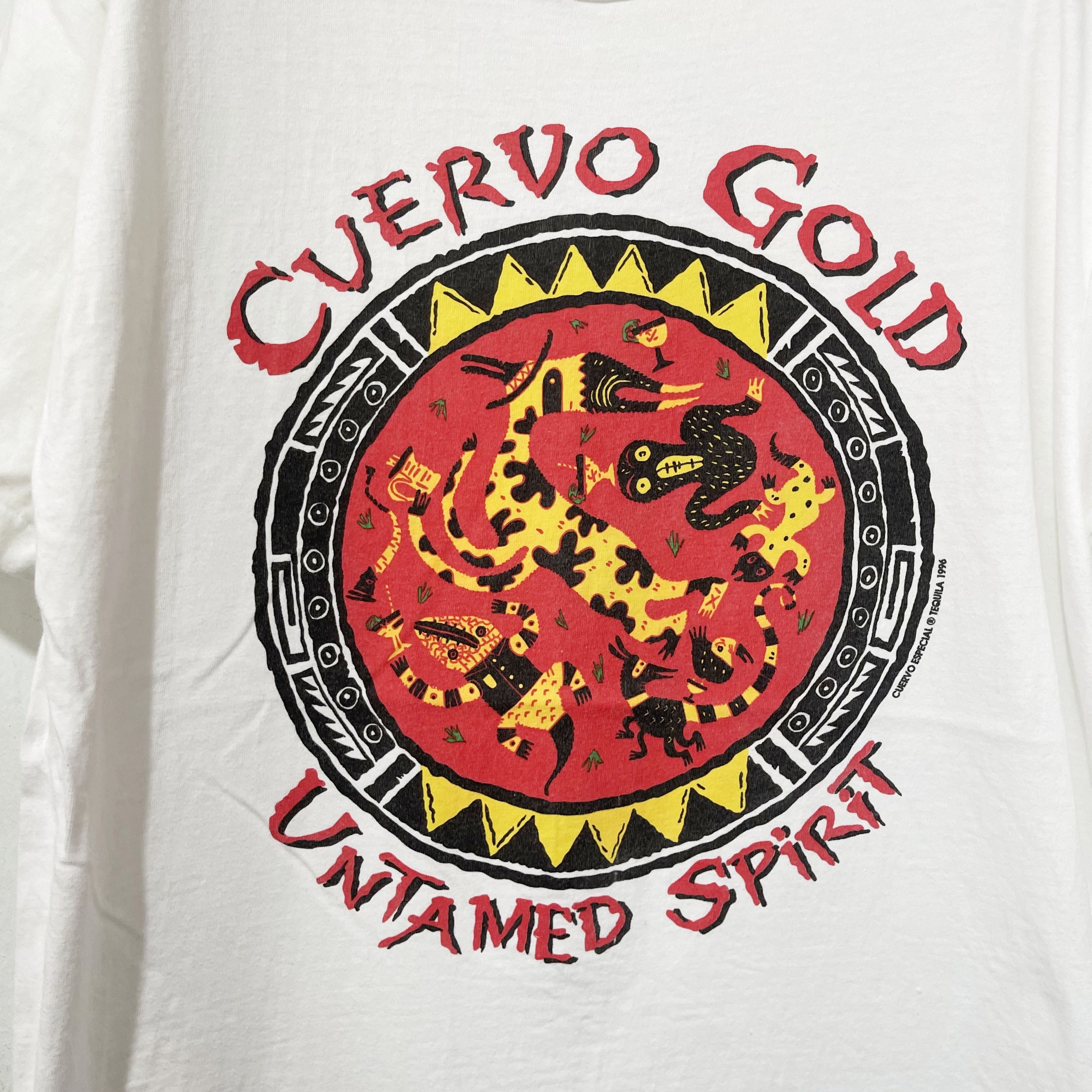 Vintage Vintage 1996 Jose Cuervo Gold Untamed Spirit T-Shirt Size US L / EU 52-54 / 3 - 2 Thumbnail