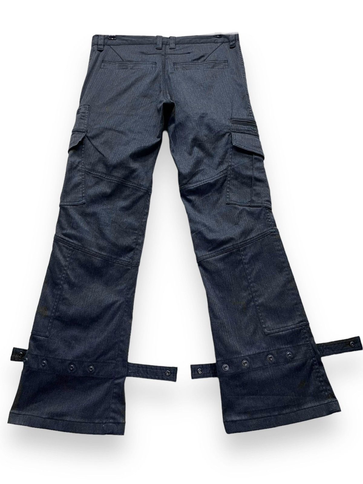 Issey Miyake × Tete Homme FYE🔥 90’s TETE HOMME Multipocket Bondage Flare Cargo Size US 30 / EU 46 - 2 Thumbnail