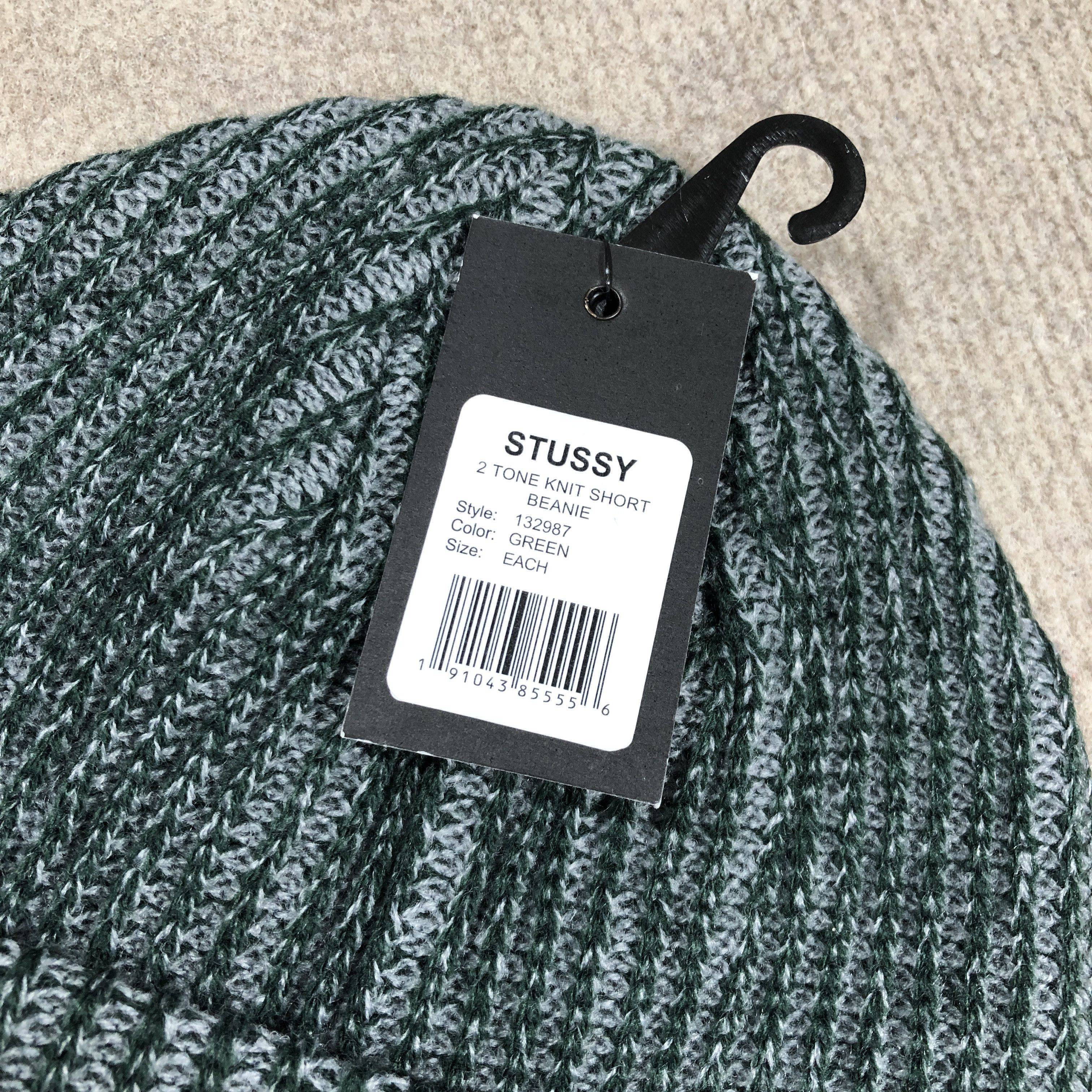 Stussy STUSSY TWO TONE BEANIE HAT • FOREST Size ONE SIZE - 3 Thumbnail