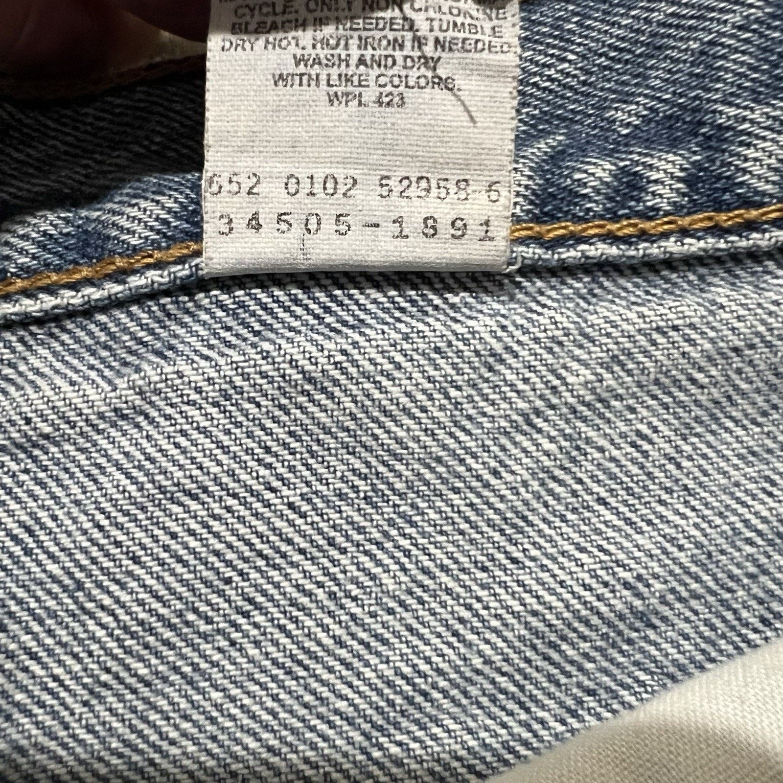Levi's Vintage Levis 505 Faded Blue Denim Mens 33 Y2K Jean Shorts Size US 33 - 6 Thumbnail