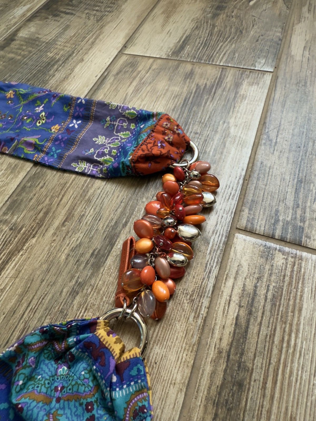 Etro 😍 Etro Multicolor Paisley Printed Silk Head Band Scarf Belt Size ONE SIZE - 12 Thumbnail