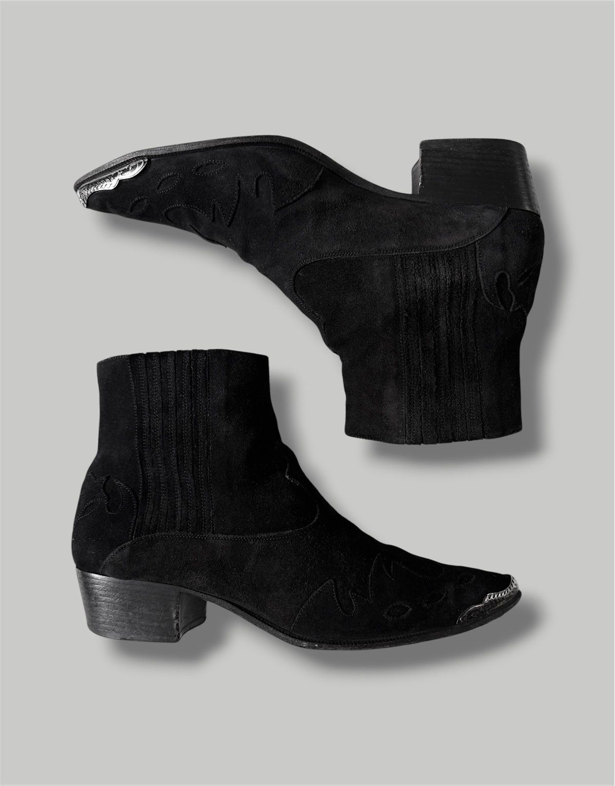 Saint Laurent by Hedi Slimane SS14 Duckies Western Boots