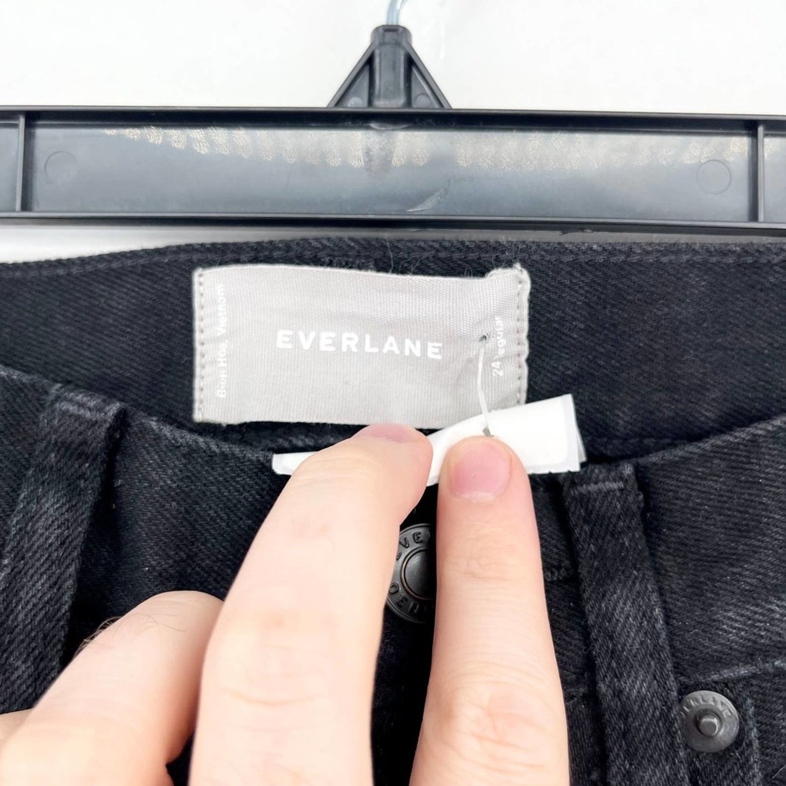 Everlane Everlane Low Rise The Way High Skinny Black Jean 24 Regular Size 24" / US 00 / IT 34 - 5 Thumbnail