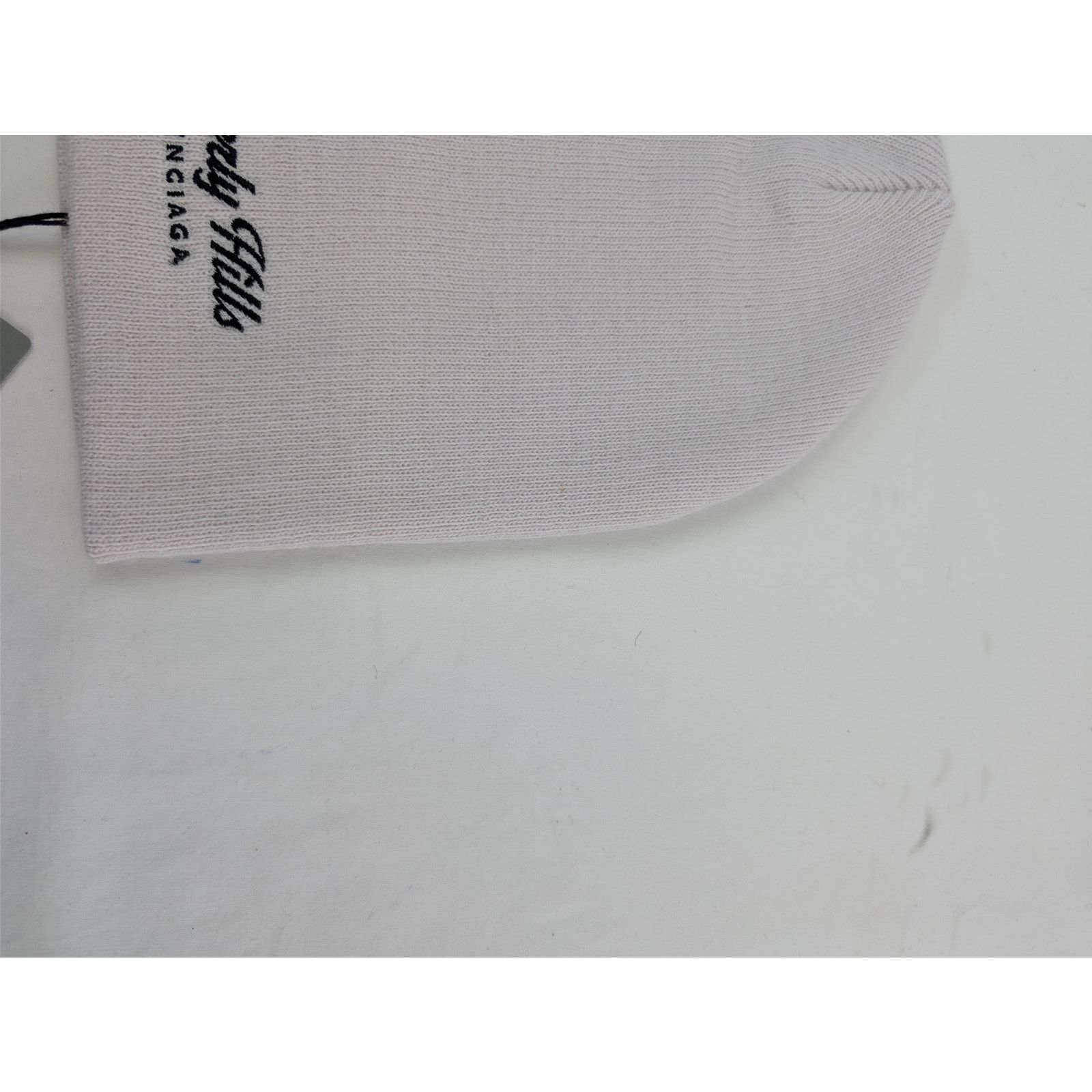 Balenciaga o1rshd1 Size: 2 / Beverly Hills Beanie Cap / Hat Off White Size ONE SIZE - 3 Thumbnail