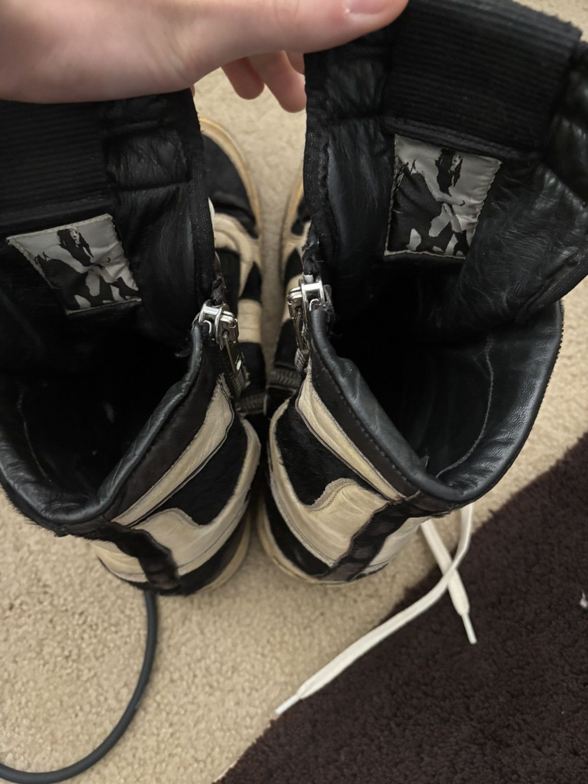 Rick Owens FW08 Rick Owens Ponyhair Dunk Size US 11 / EU 44 - 8 Thumbnail