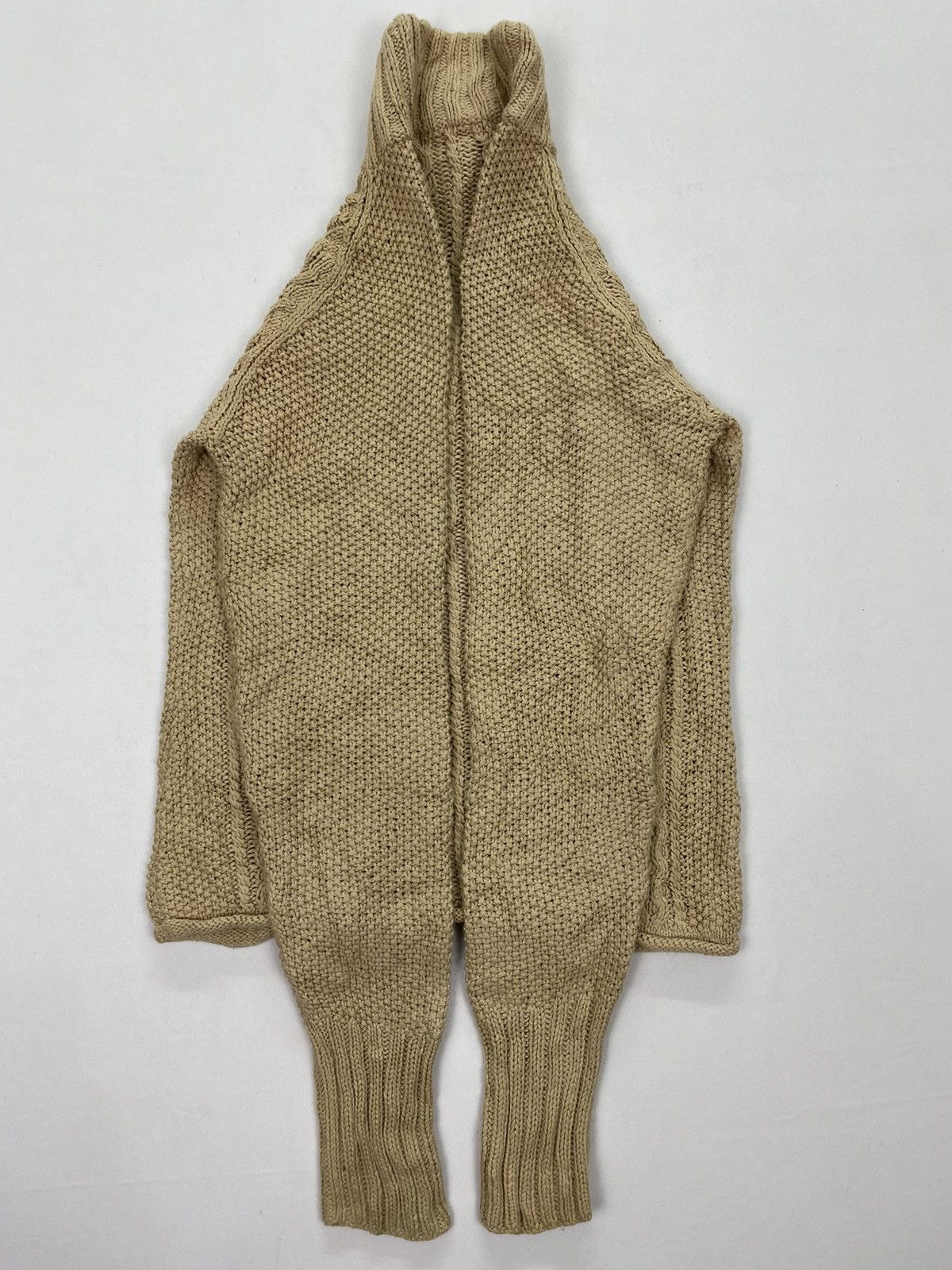 Designer × Japanese Brand Jusqua Cable Knit Sweater Size XS / US 0-2 / IT 36-38 - 6 Thumbnail
