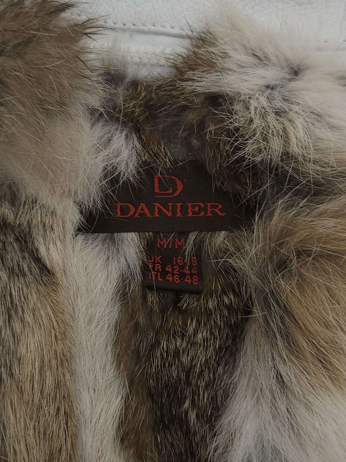 Danier 100% Leather Raccoon Fur Lining Rabbit Hooded Coat By Danier Size M / US 6-8 / IT 42-44 - 16 Thumbnail
