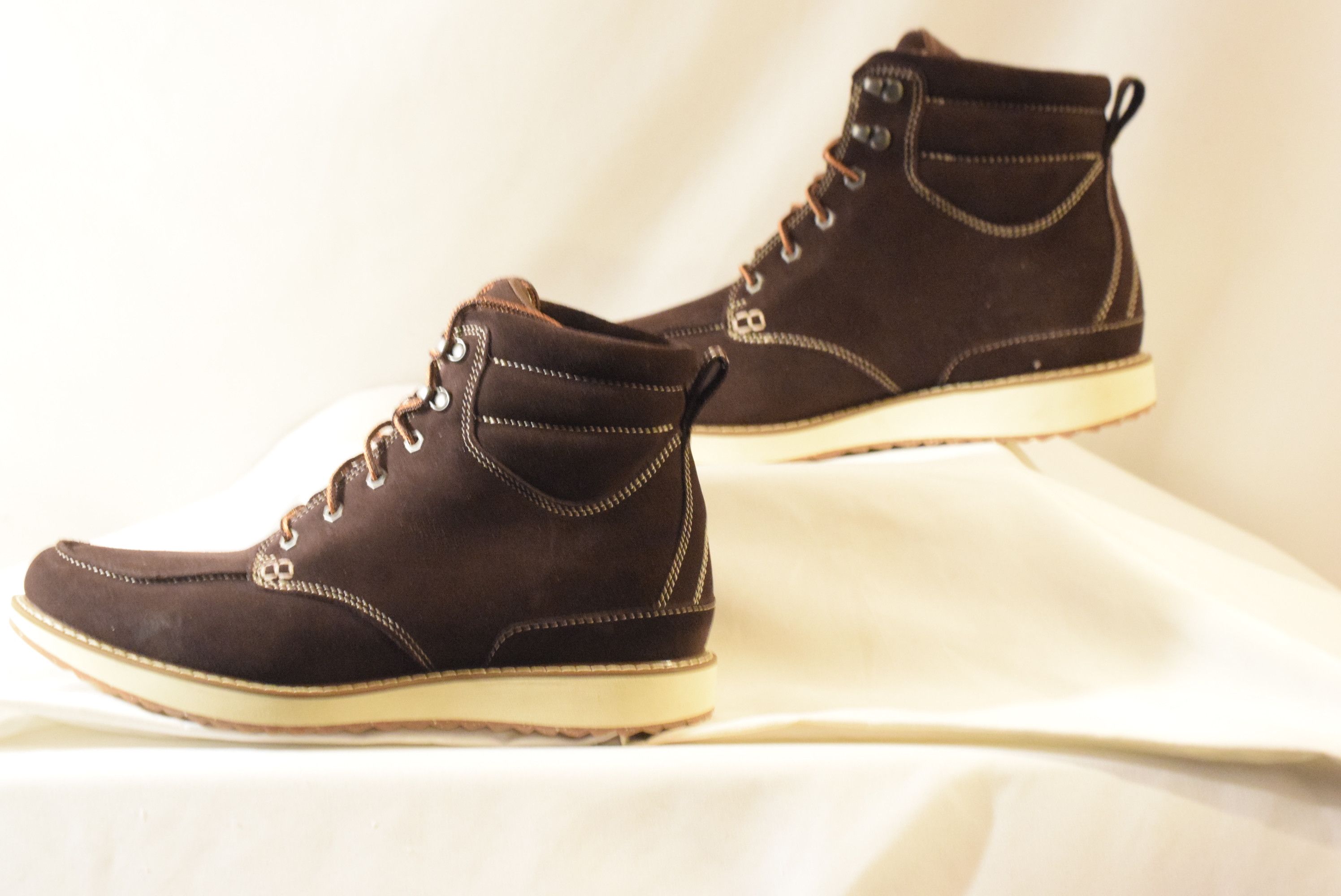 L.L. Bean L.L. Bean Stonington Boots, Men's Suede Moc-Toe Size US 13 / EU 46 - 4 Thumbnail