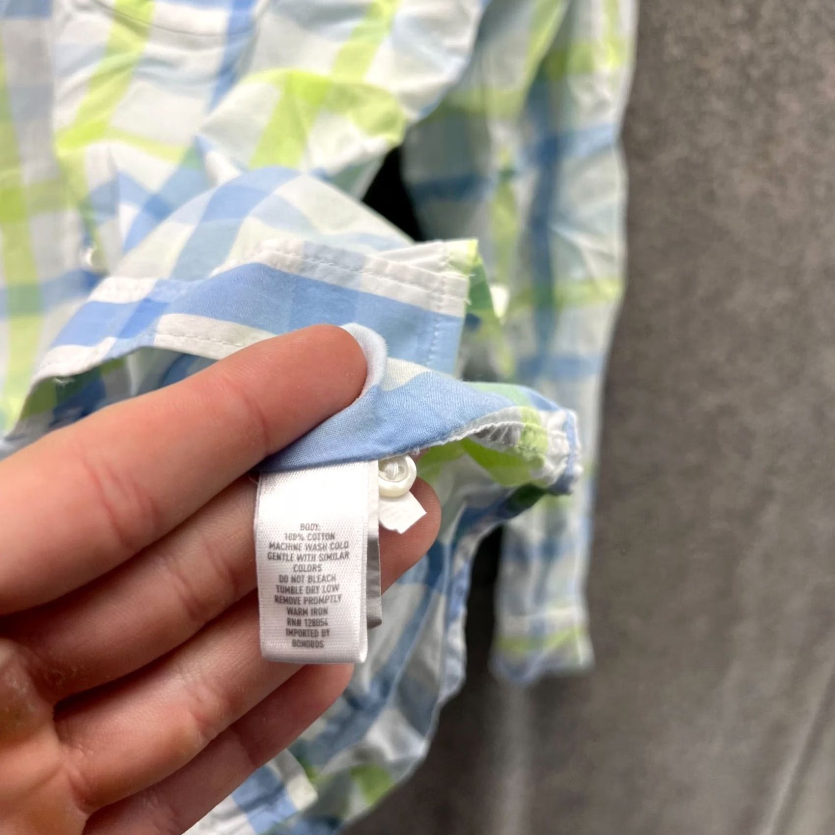 Bonobos Bonobos Shirt Men Medium Green White Casual Button-Down Slim Fit Check Shirt Size US M / EU 48-50 / 2 - 4 Thumbnail